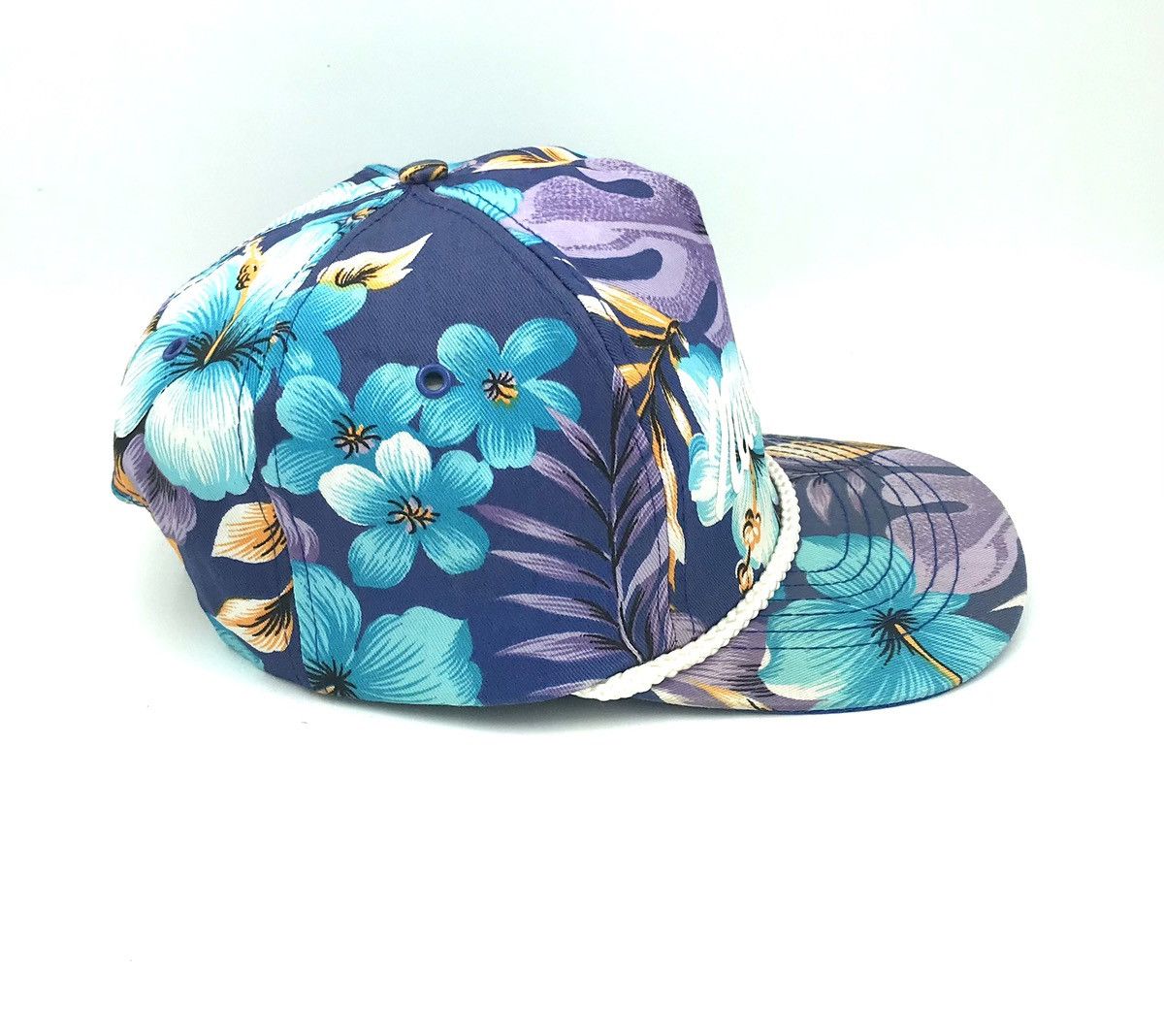 Vintage Vintage snapback Hawaiian hat floral classic new orleans Size ONE SIZE - 5 Thumbnail