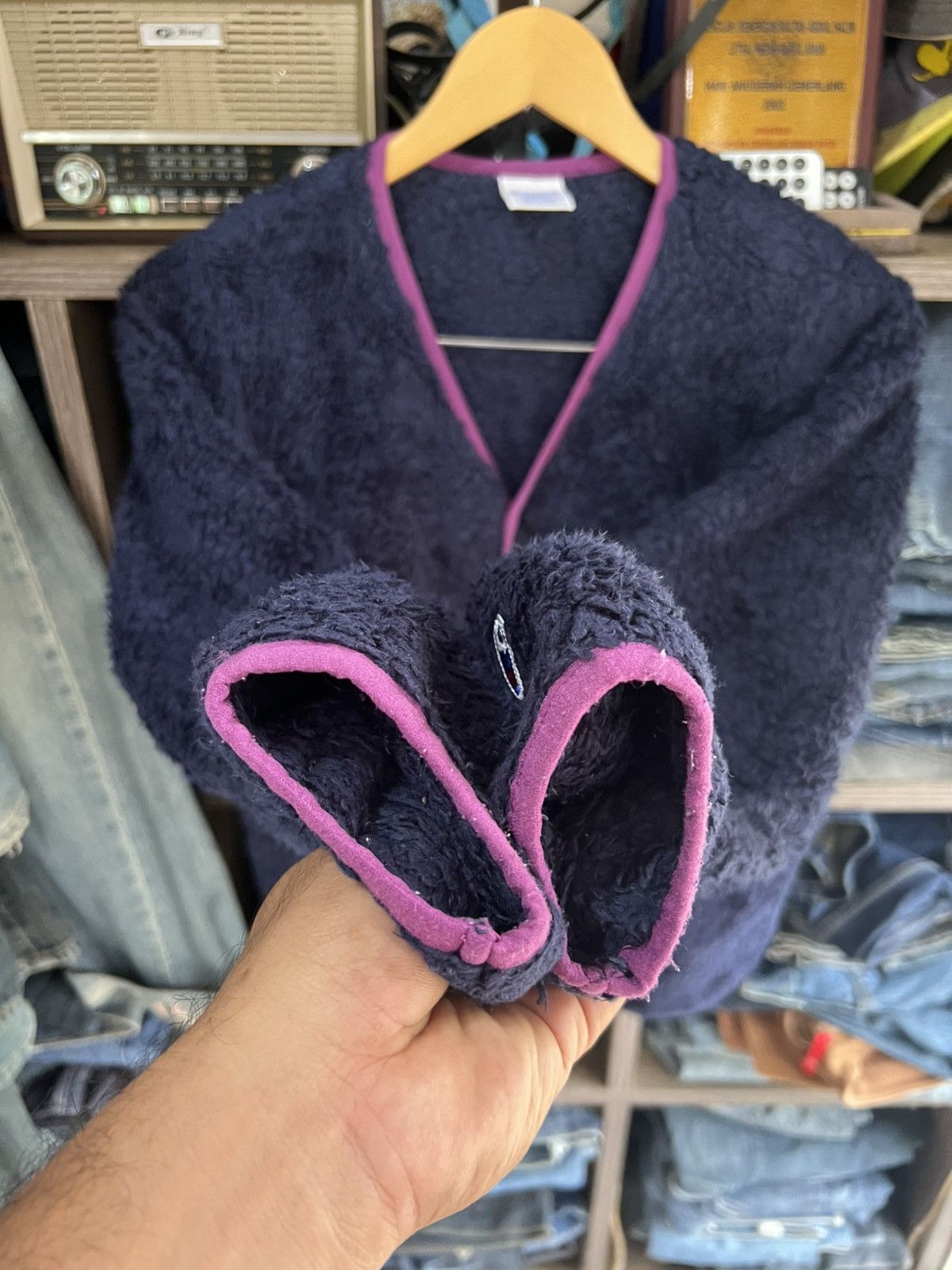 Champion 🔥Champion Faux Fur Button Jacket Size US S / EU 44-46 / 1 - 9 Thumbnail