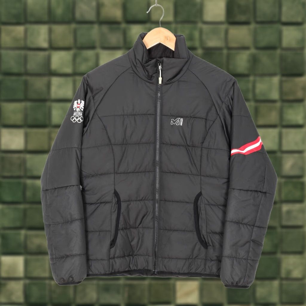 Vintage MILLET Jacket Men S PRIMALOFT Padded Austria Logo Quilted All Seasons Full Zip Short Black MJ5310 Mens Size US S / EU 44-46 / 1 - 1 Thumbnail