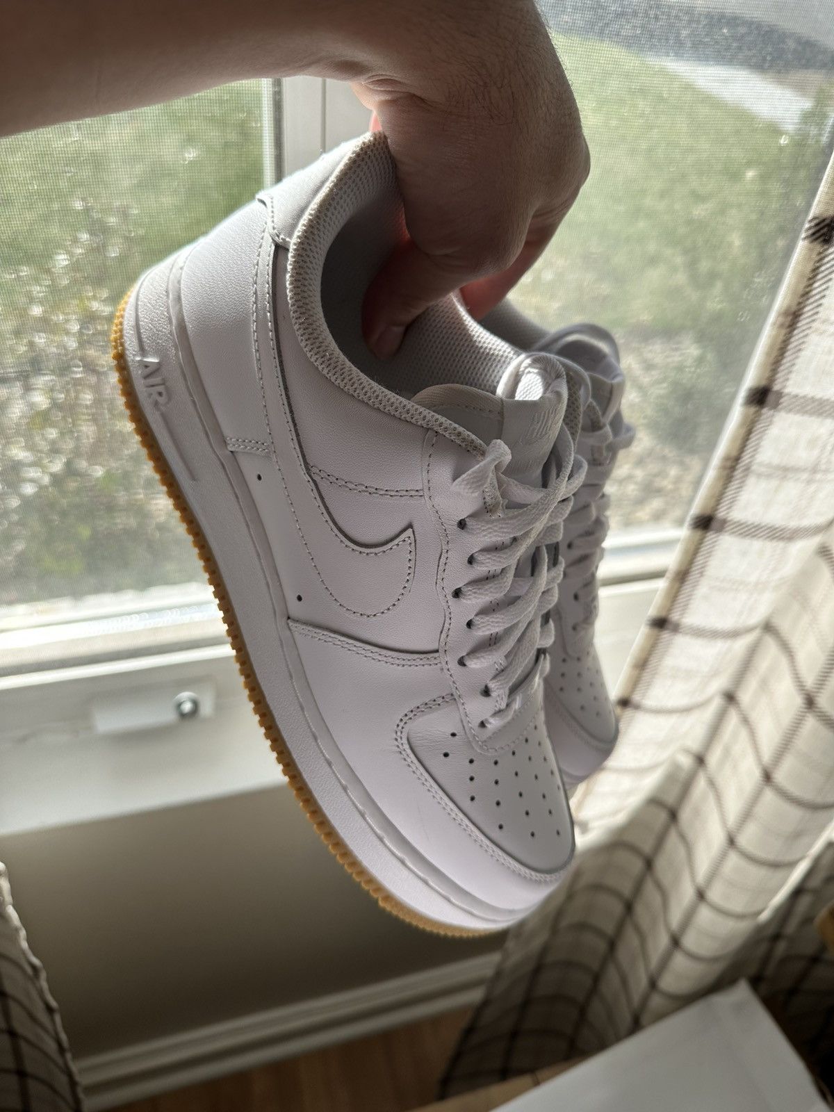 Nike Nike Air Force 1 white/gum Size US 8 / EU 41 - 1 Thumbnail