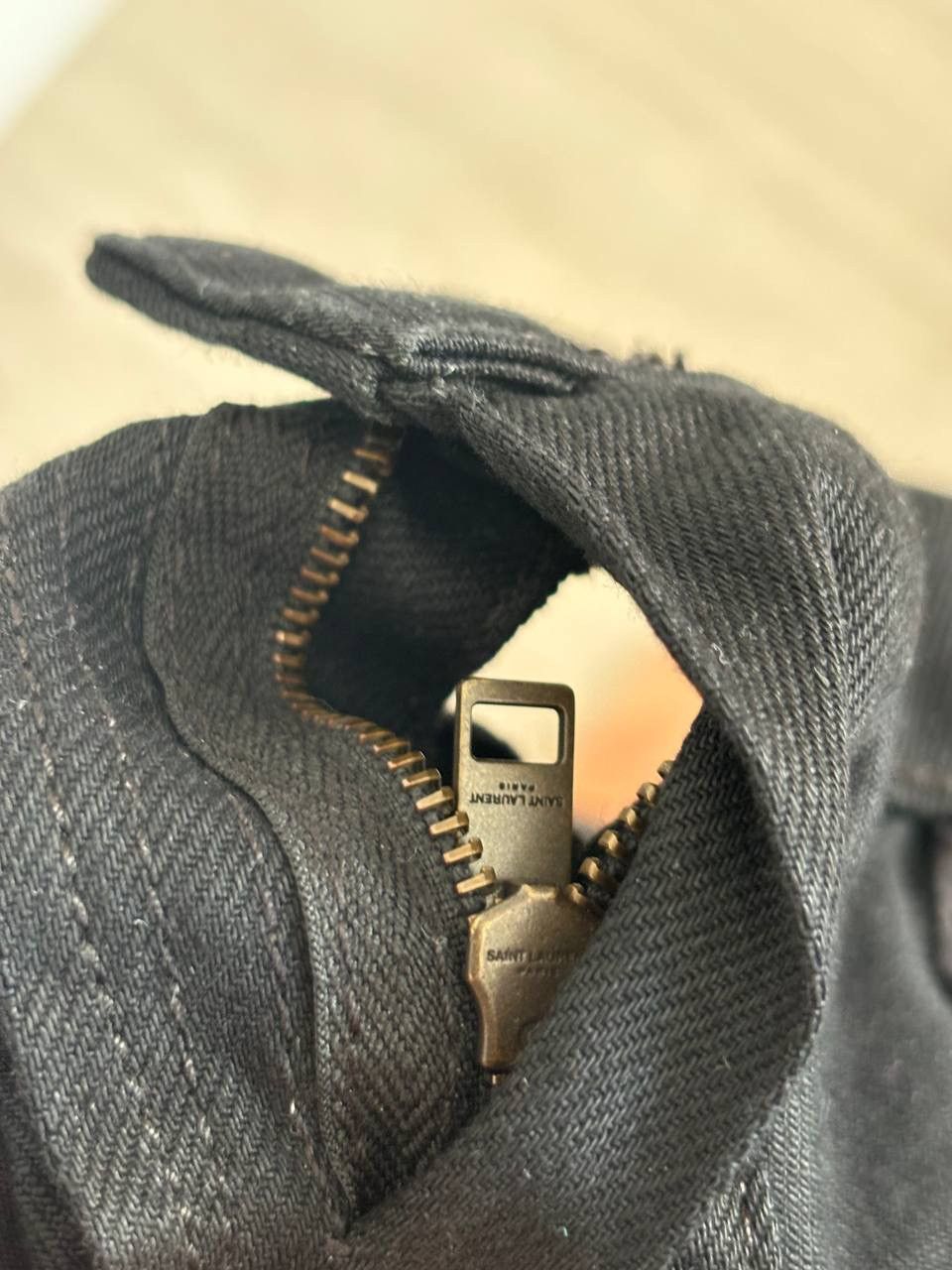 Saint Laurent Paris Saint Laurent Cropped Distressed Denim Jeans Size 28" / US 6 / IT 42 - 7 Thumbnail