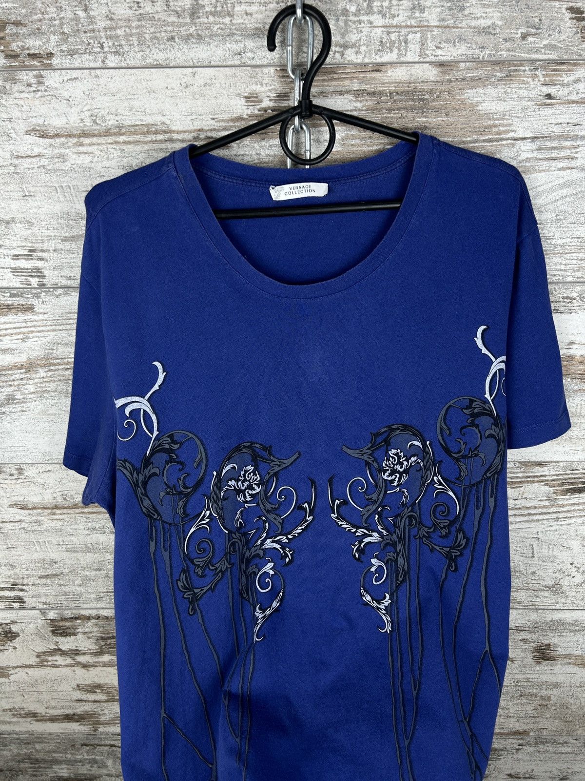 Versace Mens Vintage Versace Collection T Shirt big logo tee luxury Size US L / EU 52-54 / 3 - 6 Thumbnail
