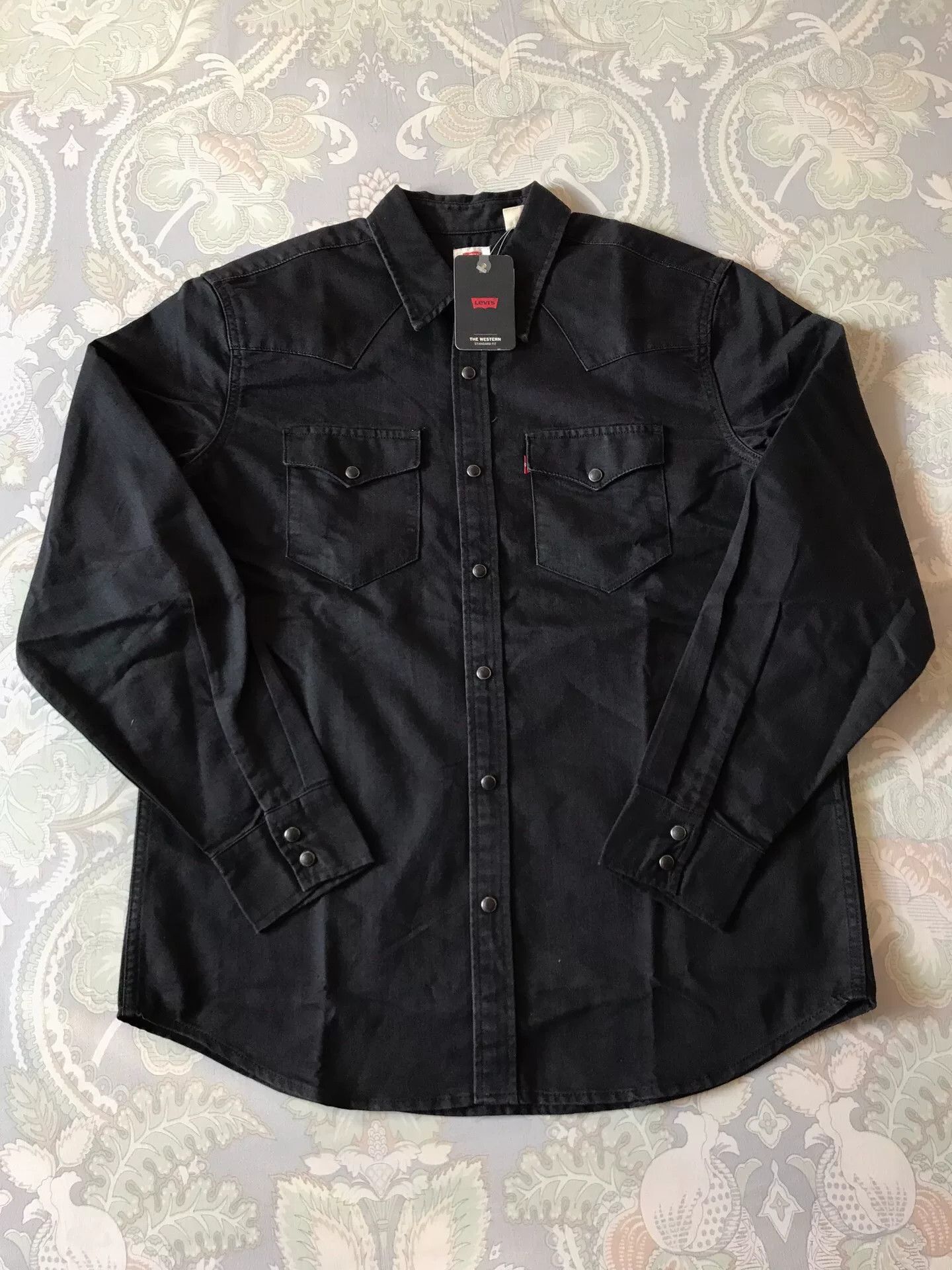 Levi's Levi's Western Denim Shirt 85745-0000 Size US L / EU 52-54 / 3 - 1 Thumbnail