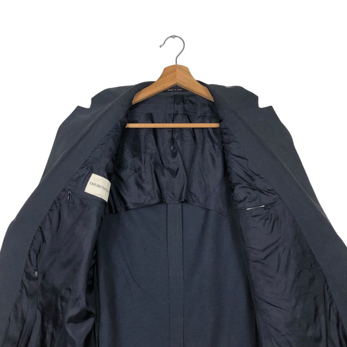 Emporio Armani 📌Rich Black Vintage Emporio Armani Made in Italy Coats Size US M / EU 48-50 / 2 - 15 Thumbnail