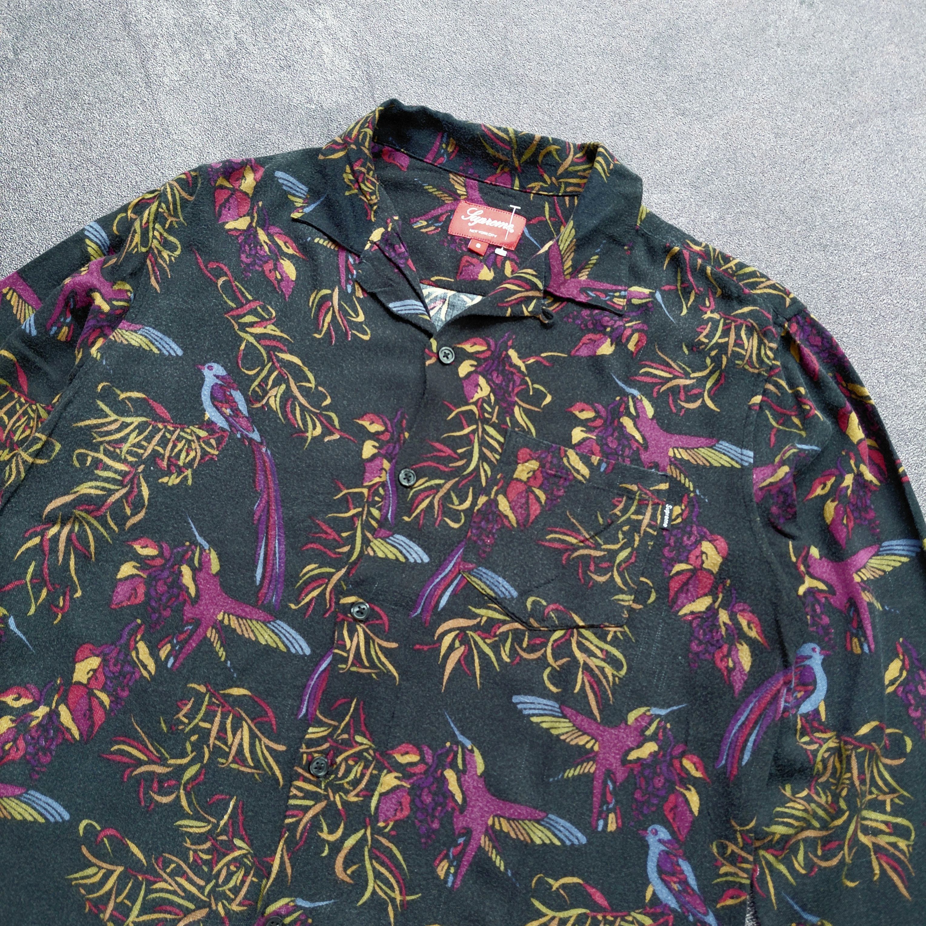 Supreme Supreme Bird Hawaiian Shirt Size US S / EU 44-46 / 1 - 2 Thumbnail