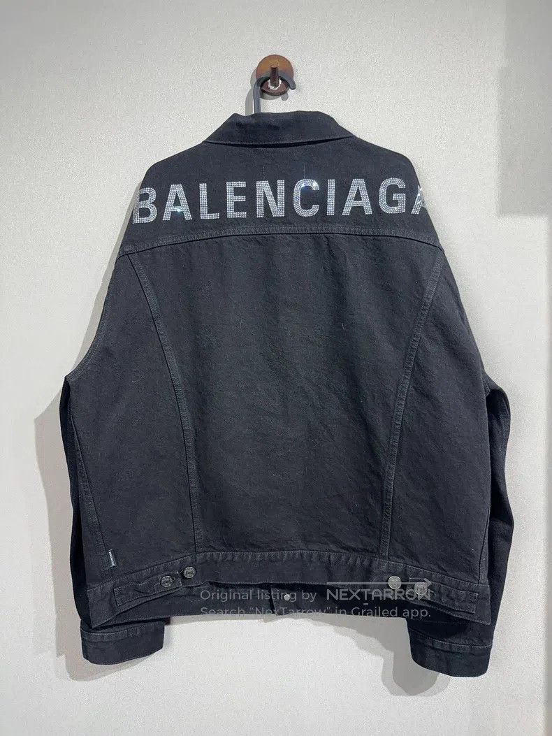 Balenciaga Balenciaga Studded Denim Jacket Size XS / US 0-2 / IT 36-38 - 2 Thumbnail