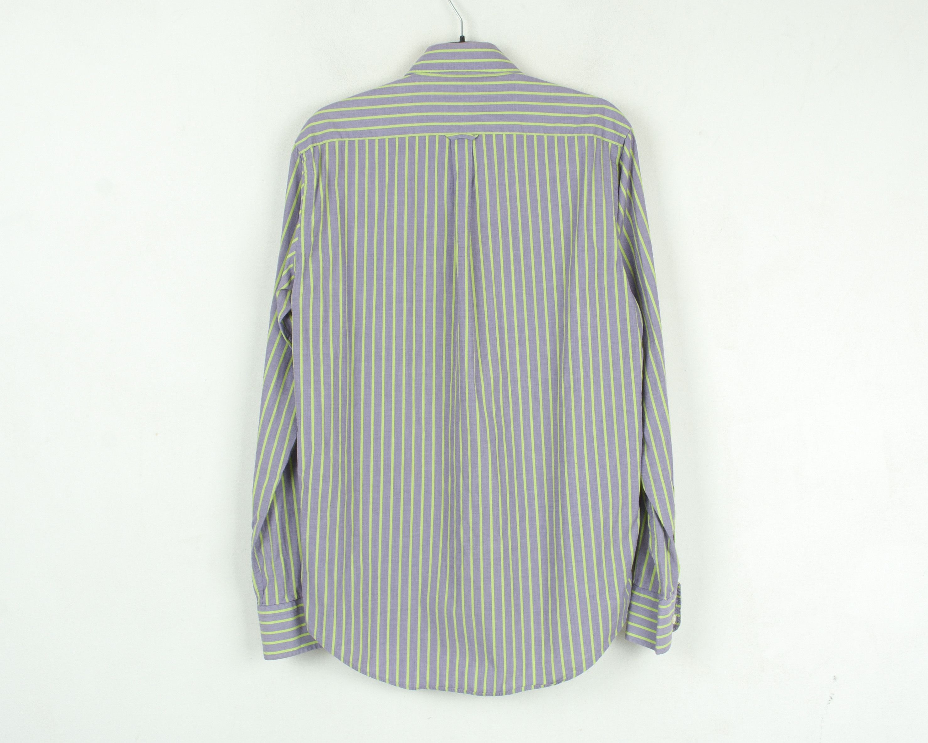 Gant Regent Men S Casual Shirt Formal Long Sleeved Striped Purple Size US S / EU 44-46 / 1 - 6 Thumbnail
