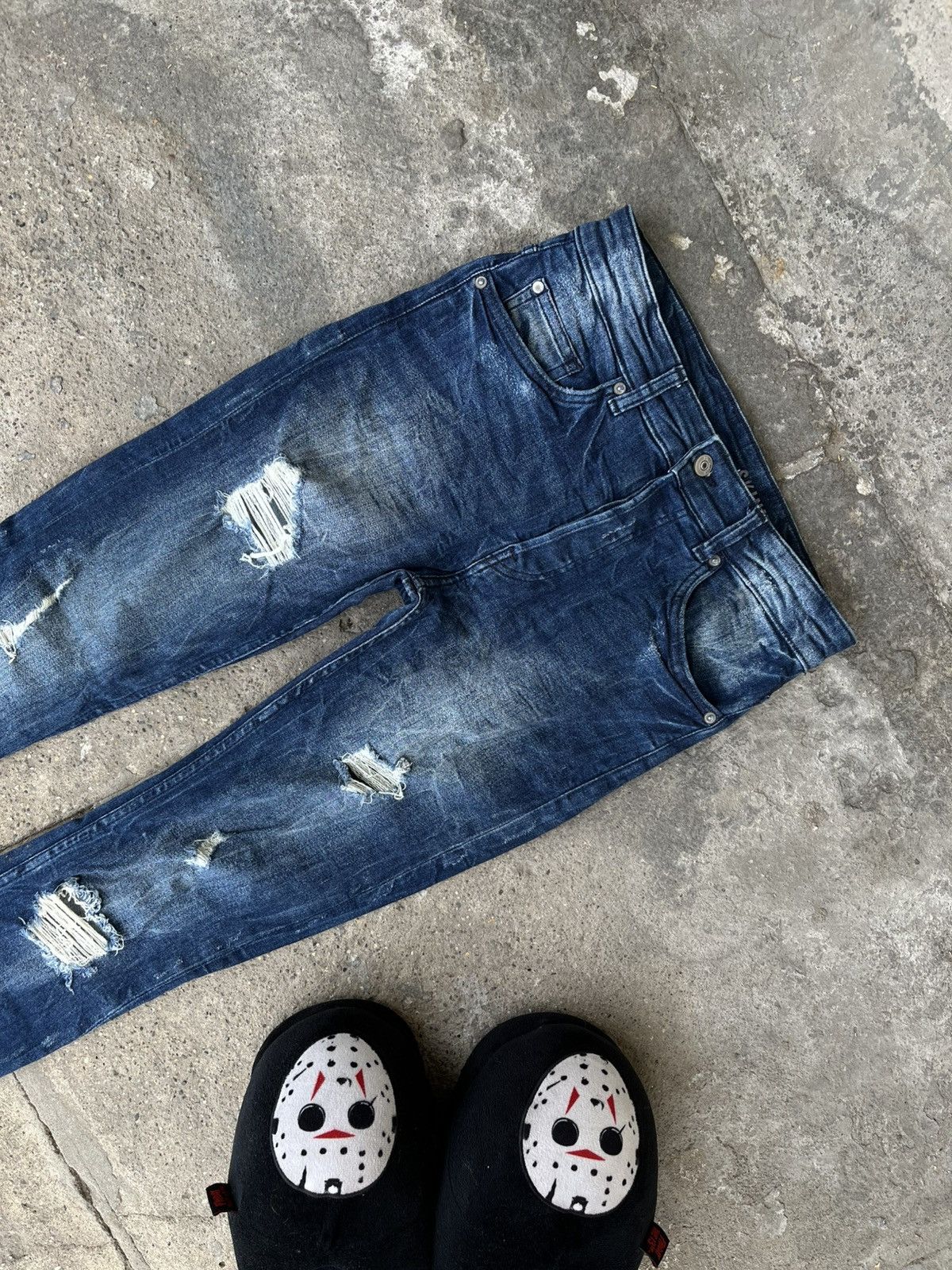 Vintage Vintage Skinny Jeans Size US 29 - 2 Thumbnail