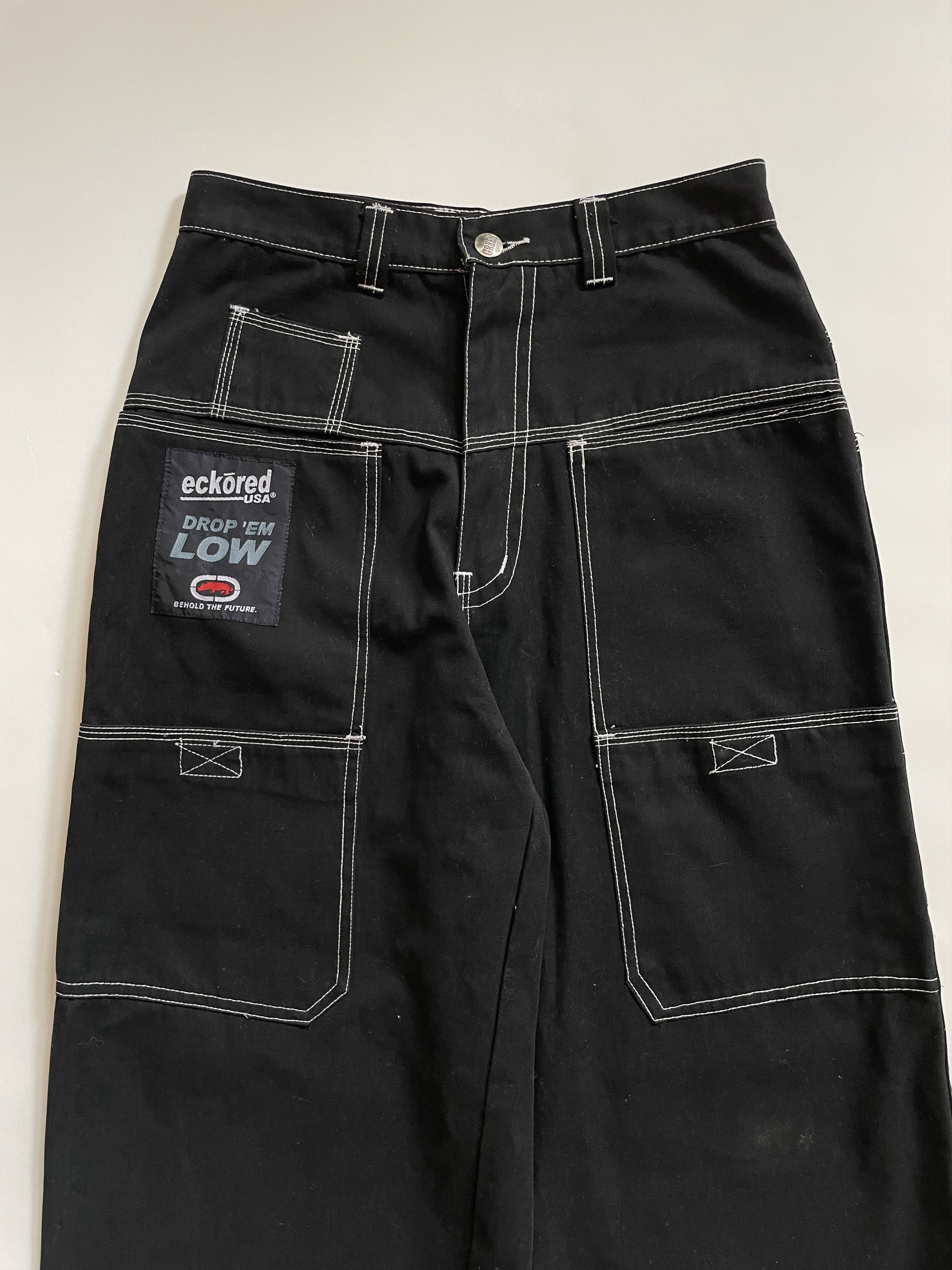 Ecko Unltd. 2000s Ecko Rave Skate Baggy Pants Size US 27 - 2 Thumbnail