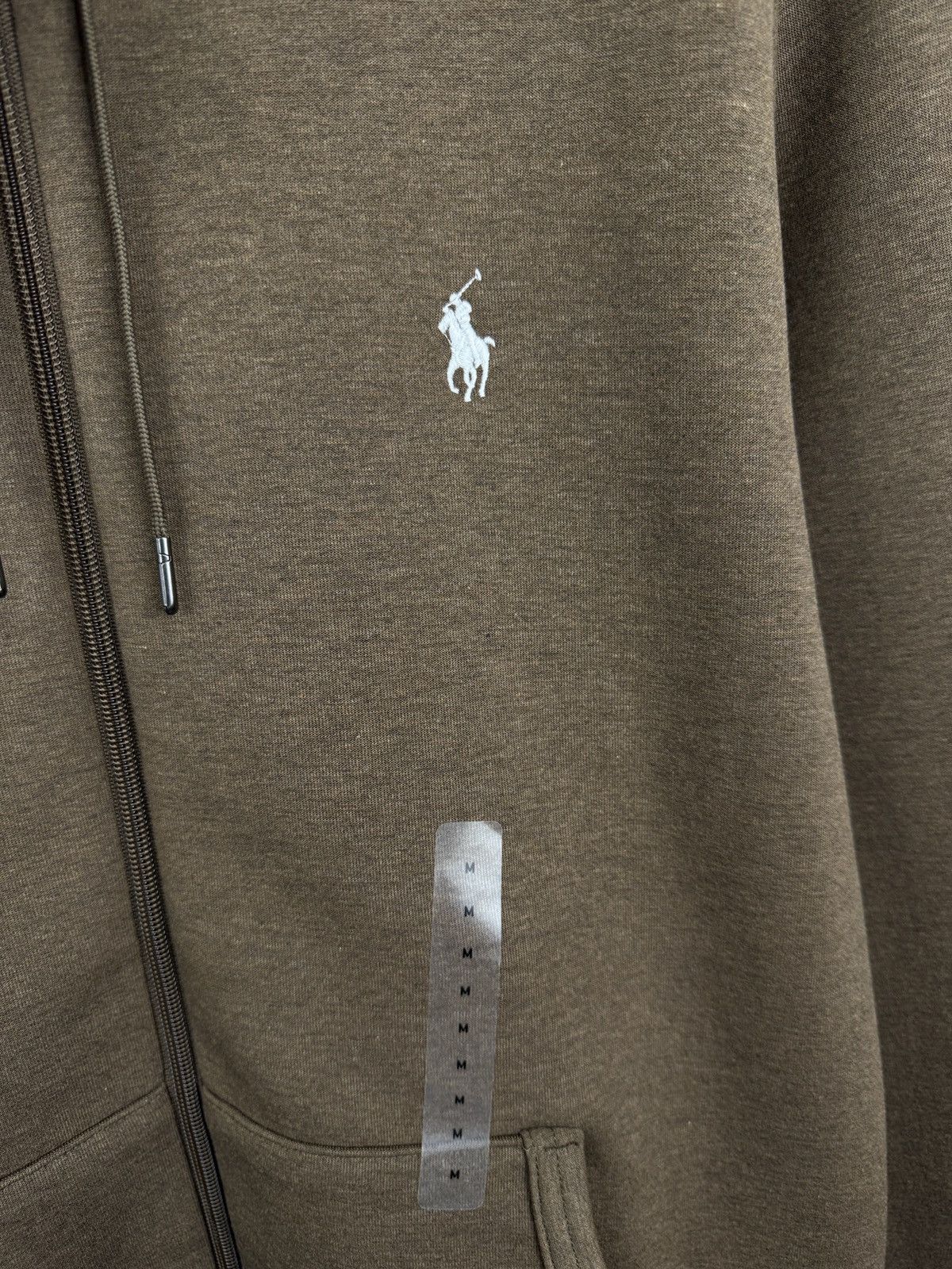 Polo Ralph Lauren 🇺🇸 NWT❗️Polo Ralph Lauren Double Knit Full Zip Hoodie Brown Size US M / EU 48-50 / 2 - 10 Thumbnail