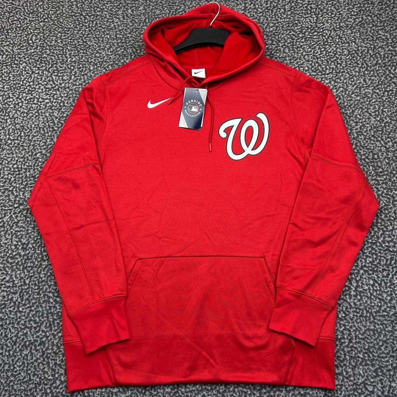 Nike Nike Hoodie Men Red Washington Nationals MLB Pullover New L Size US L / EU 52-54 / 3 - 1 Thumbnail