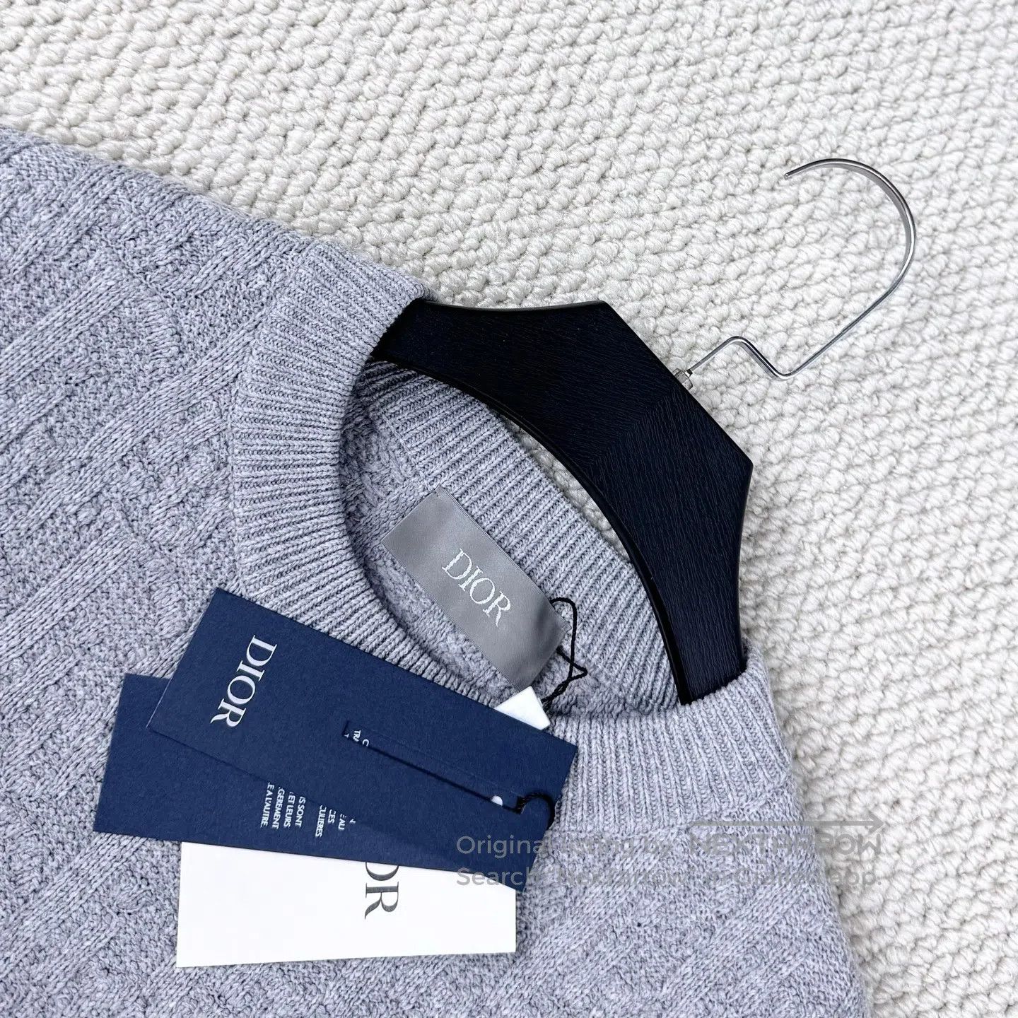 Dior Dior Grey Camouflage Monogram Logo Knit Top| Size US L / EU 52-54 / 3 - 3 Thumbnail