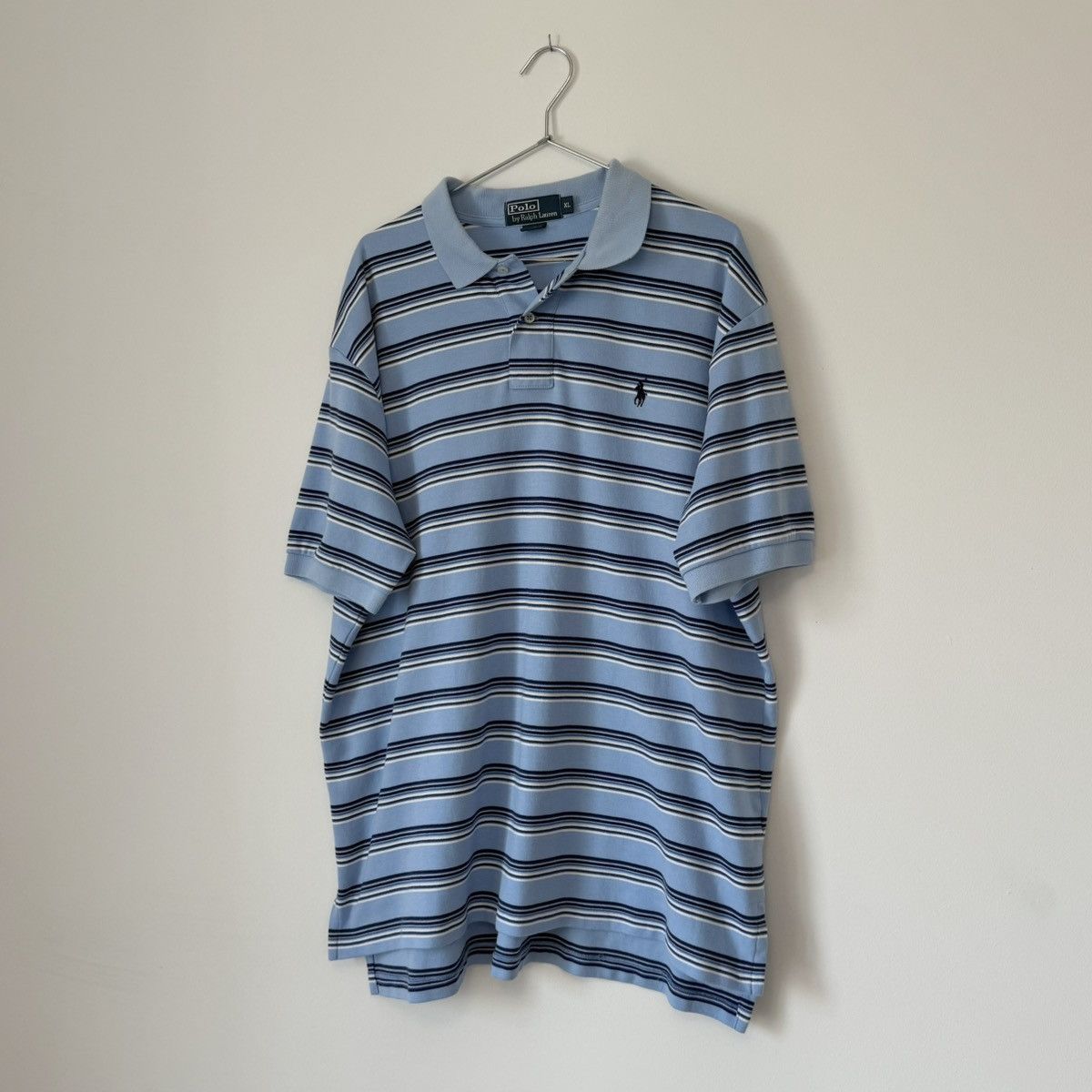 Polo Ralph Lauren Vtg 2000s Polo Ralph Lauren Striped Pony Rugby Shirt Y2K Size US XL / EU 56 / 4 - 1 Thumbnail