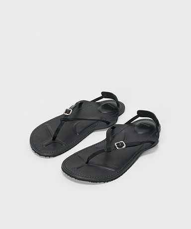 Hender Scheme Devise Strap Black Leather Sandals Size US 8.5 / EU 41-42 - 2 Thumbnail