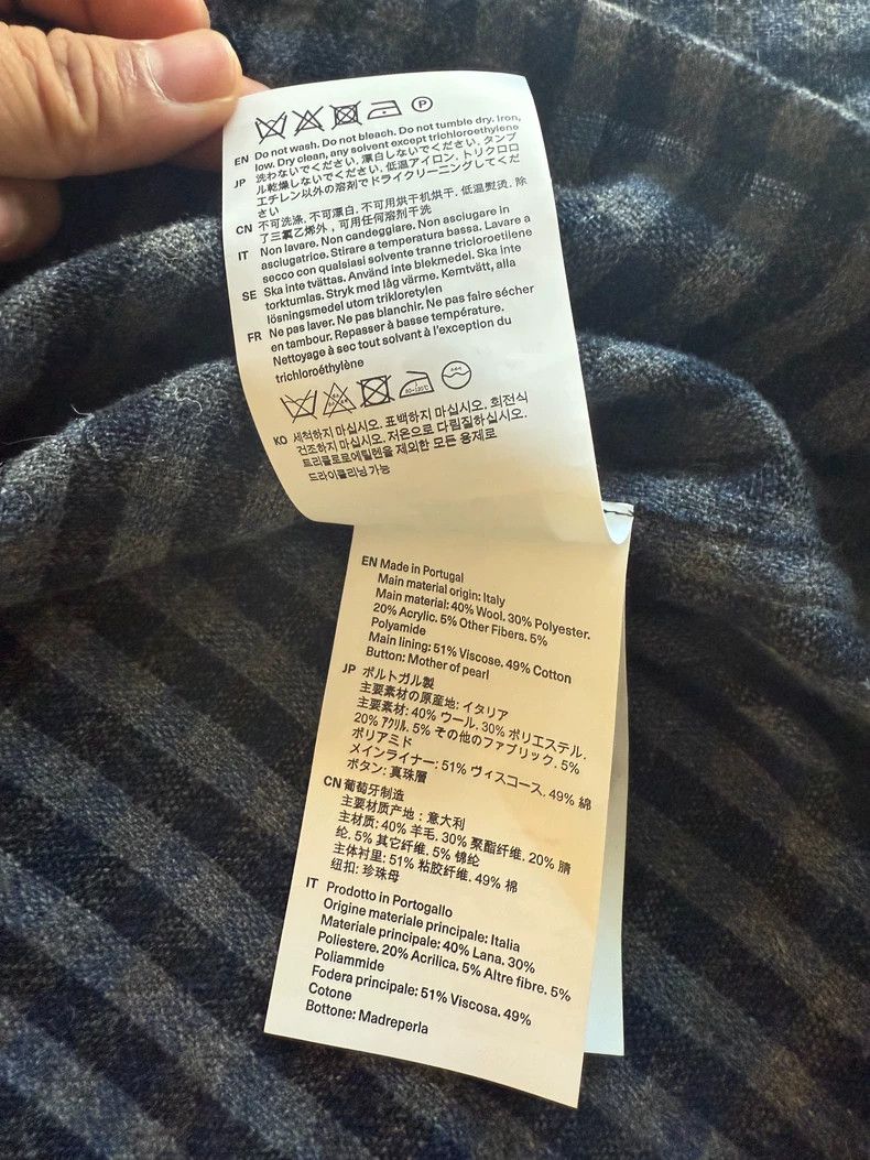 Our Legacy Our Legacy size48 A wool cardigan shirt Size US M / EU 48-50 / 2 - 6 Thumbnail