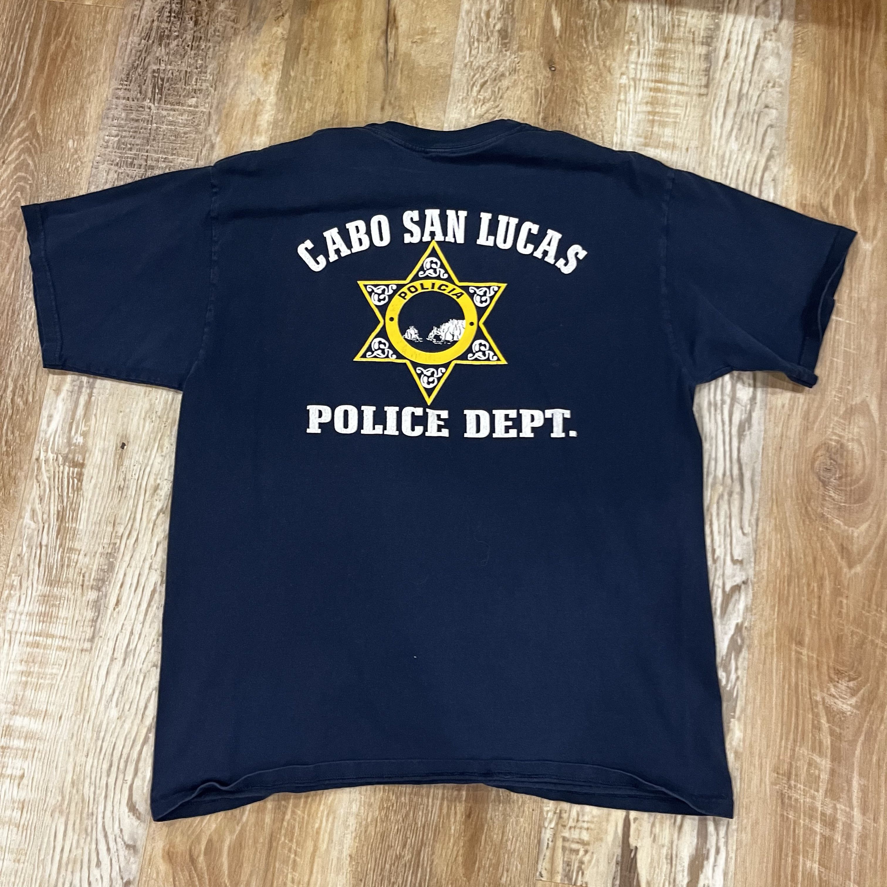Vintage Cabo San Lucas Police Dept. Graphic Tee Size US L / EU 52-54 / 3 - 3 Thumbnail