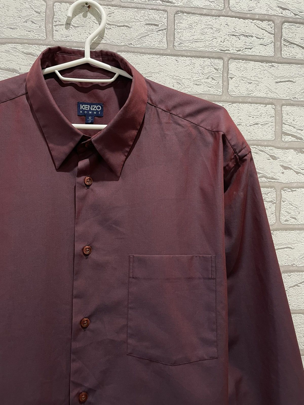 Kenzo × Vintage RARE Gradient Chameleon Kenzo Home Vintage Button Up Shirt Size US XL / EU 56 / 4 - 9 Thumbnail