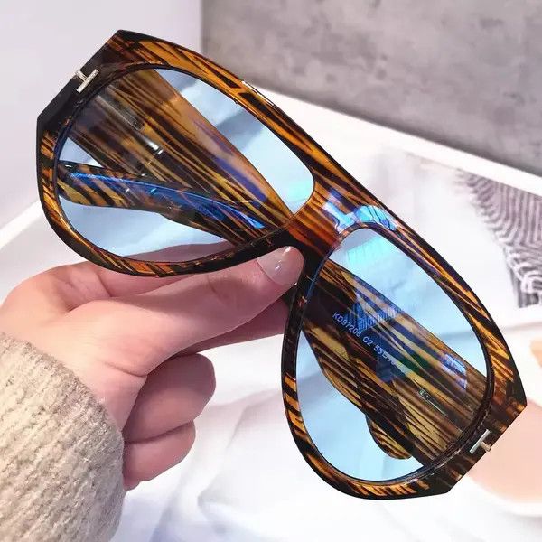 Electric Visual Kasuga x Asai oversize wide leg stripe sunglasses Size ONE SIZE - 2 Thumbnail