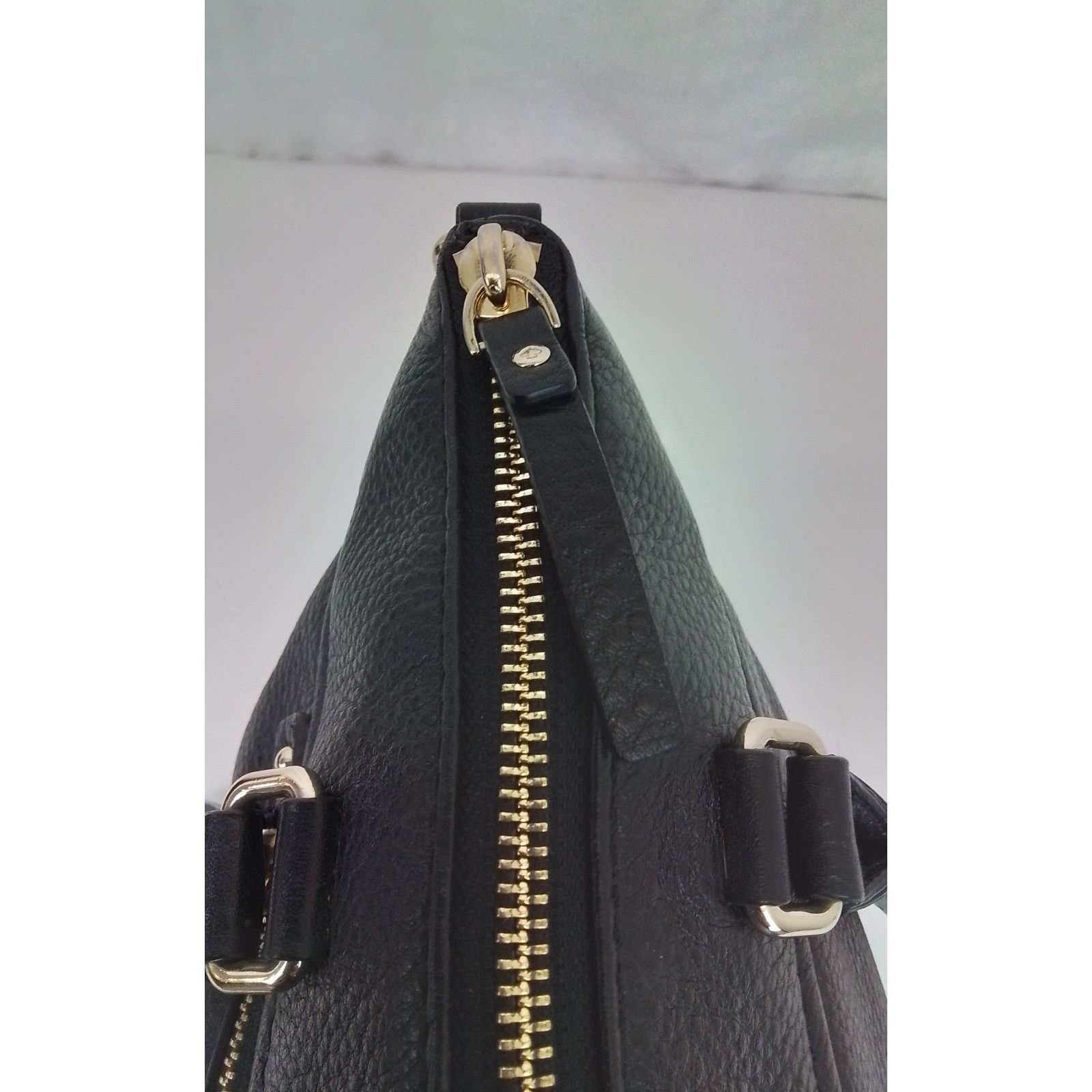 Kate Spade Kate Spade Leather Handbag Purse Black Gold Top Handle Size ONE SIZE - 11 Thumbnail