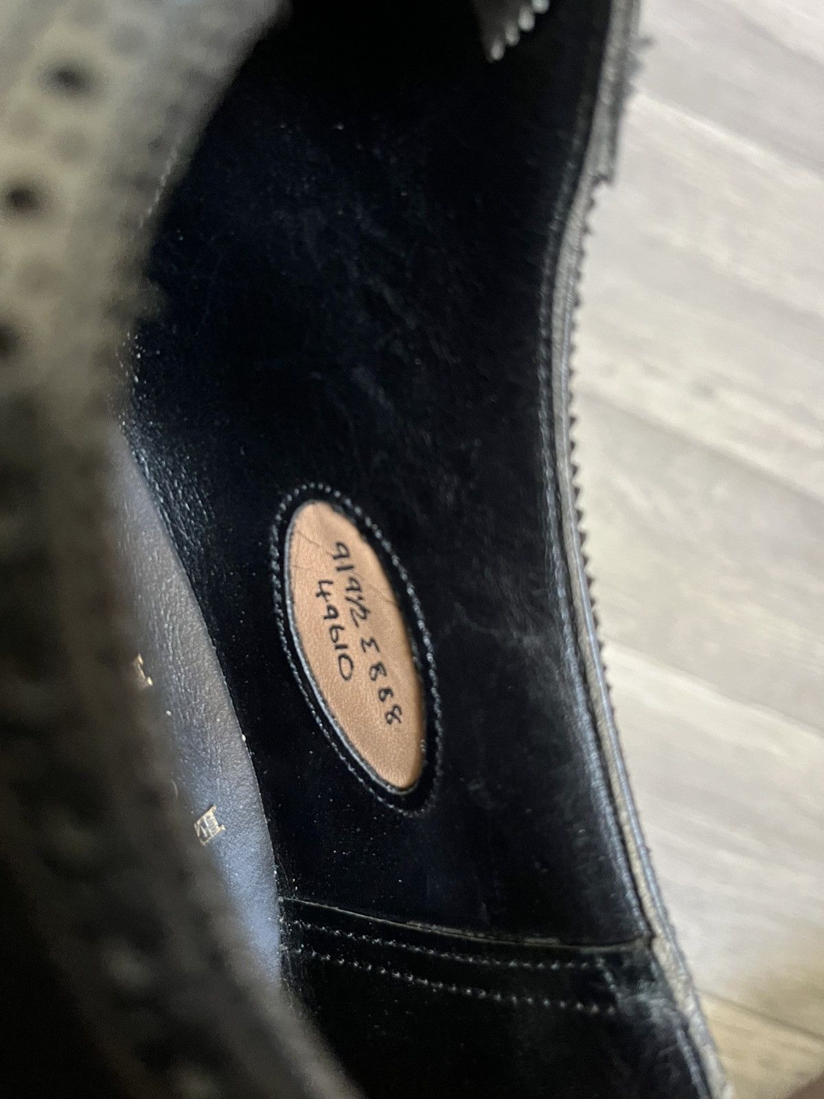 Edward Green Edward green whole cit black leather oxford shoes sz 9.5 Size US 9.5 / EU 42-43 - 12 Thumbnail