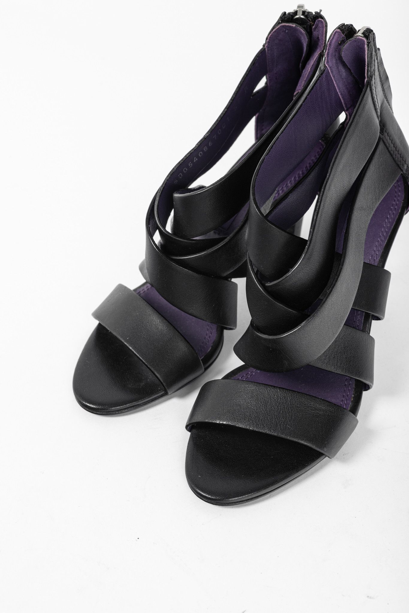 Ralph Lauren Ralph Lauren Collection Ardina II Strappy Leather Sandals Size US 4.5 / IT 34.5 - 6 Thumbnail