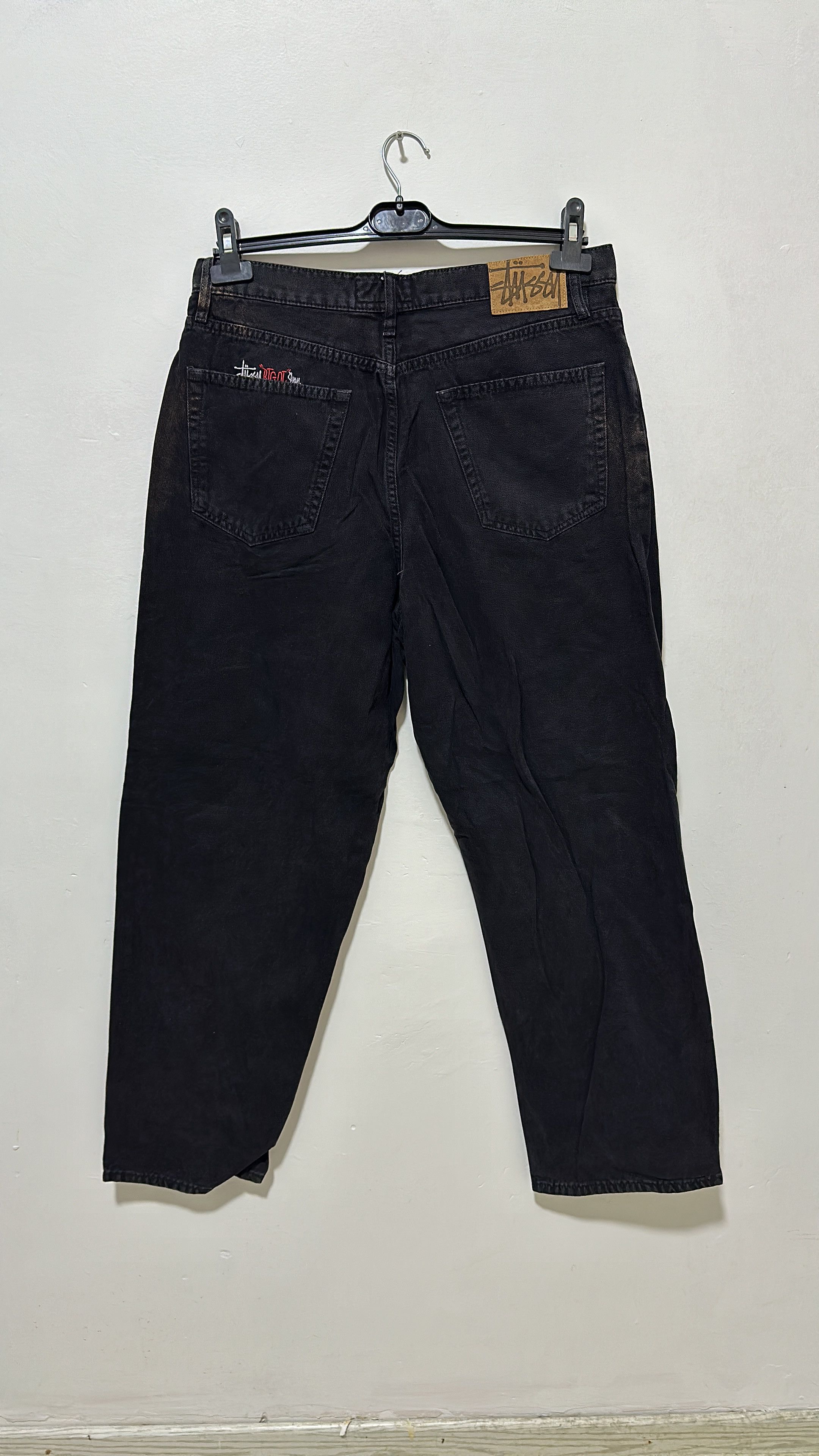 Stussy Stussy Big Ol Jean Black Size 32 Size US 32 / EU 48 - 2 Thumbnail