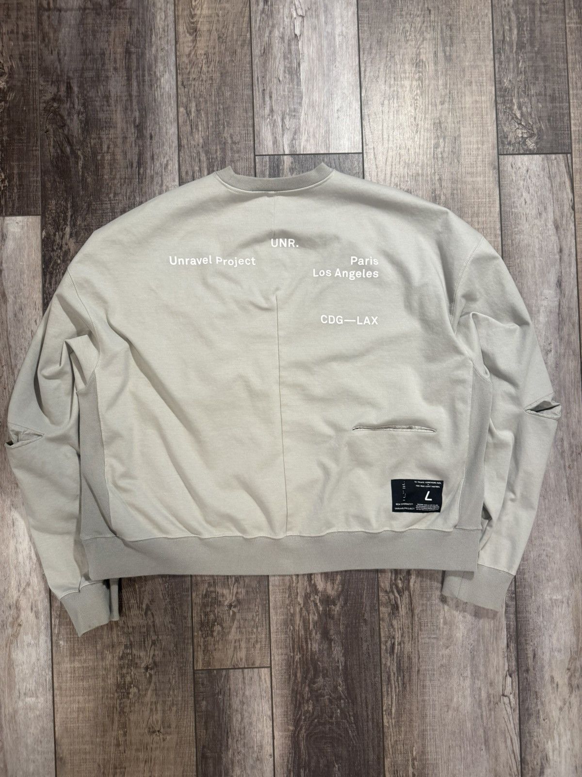 Unravel Project UNRAVEL PROJECT LONG SLEVE TEE SIZE LARGE Size US L / EU 52-54 / 3 - 3 Thumbnail