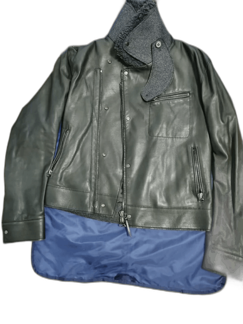 Lanvin Lanvin Show Style Leather Jacket-2508 Size US L / EU 52-54 / 3 - 1 Thumbnail