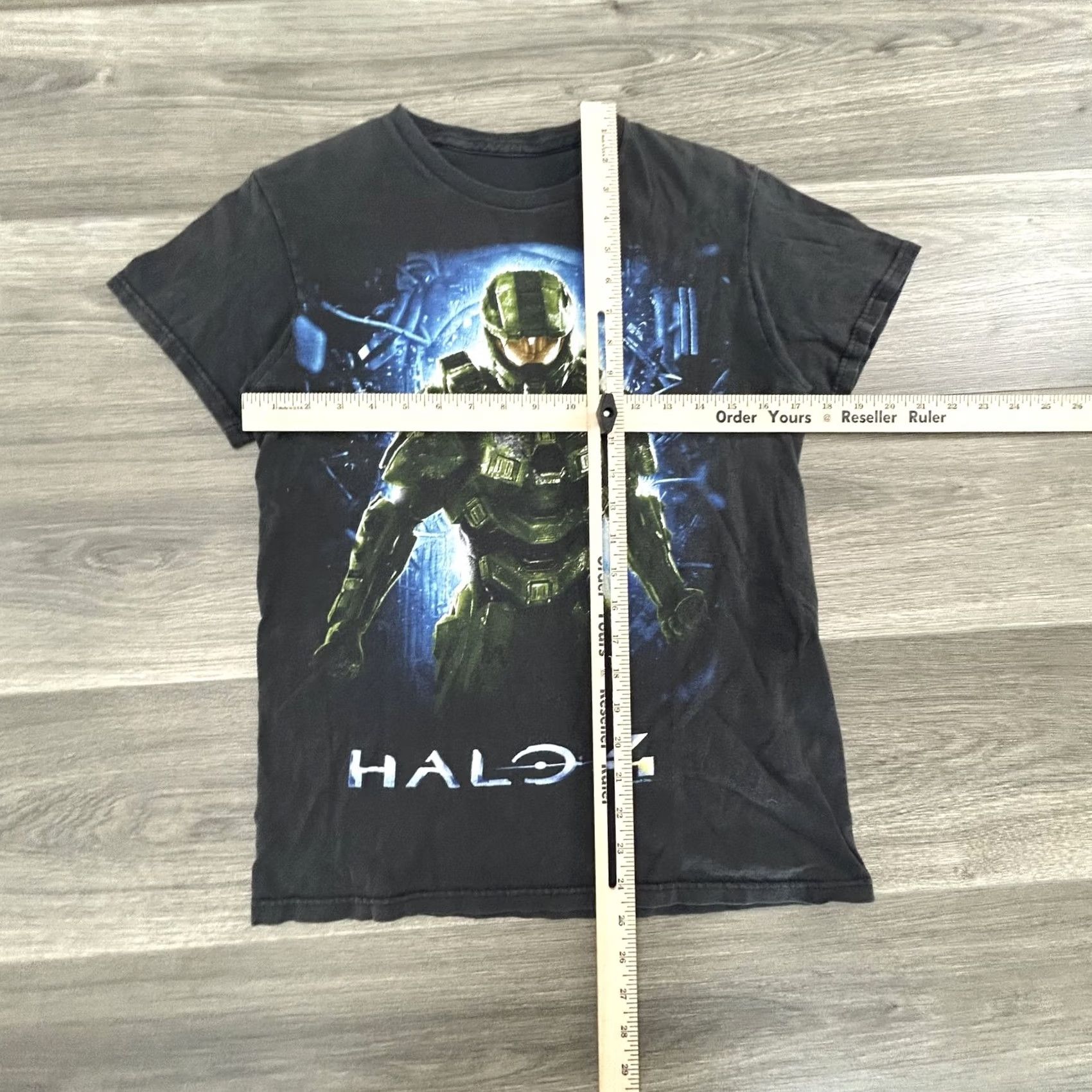 Halo VINTAGE Halo 4 Shirt Mens Small Black 2012 Master Chief Graphic Tee Gamer Xbox Size US S / EU 44-46 / 1 - 3 Thumbnail