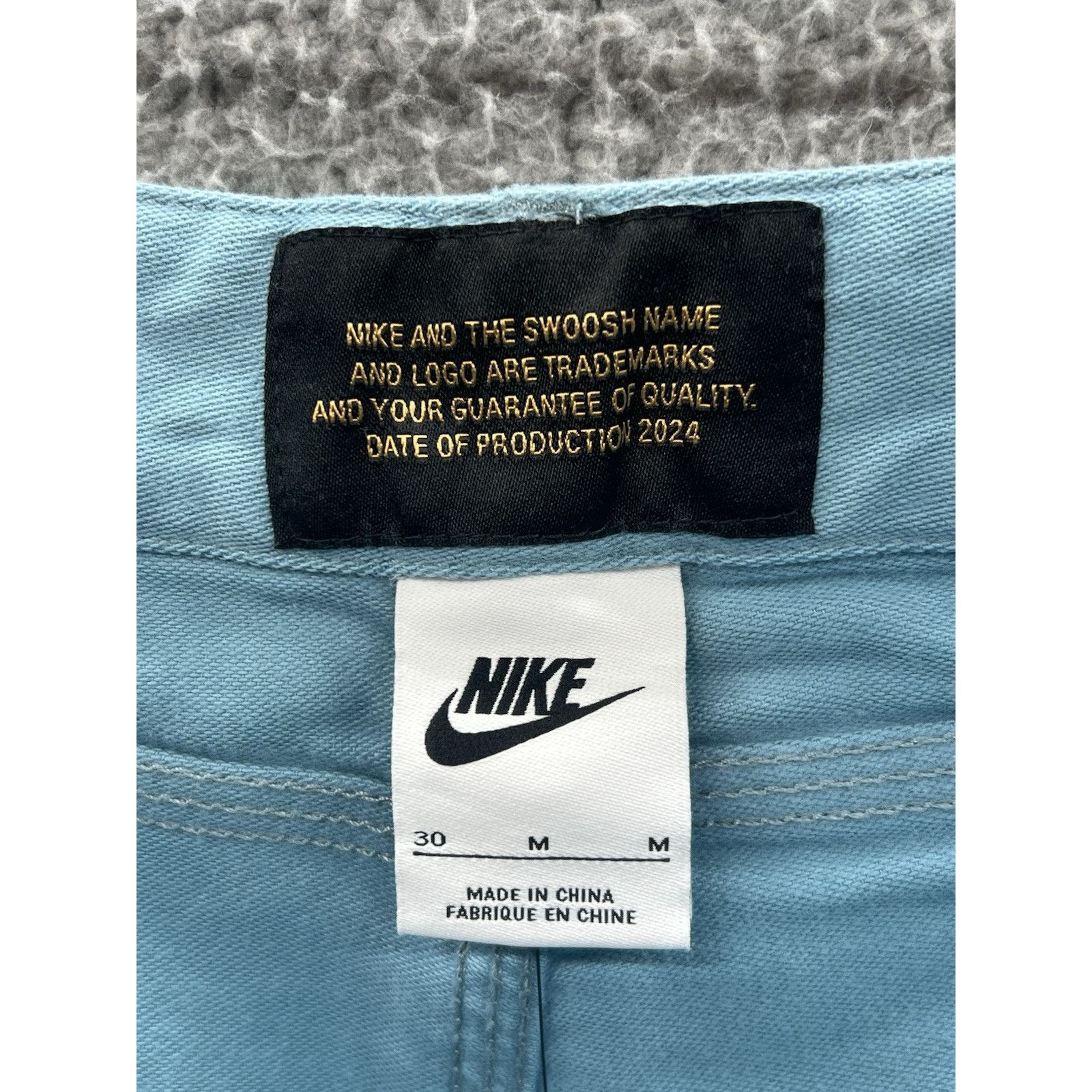 Nike Nike Life Chamois Double-Knee Denim Torquoise 30 FZ0130-464 Size US 30 / EU 46 - 3 Thumbnail