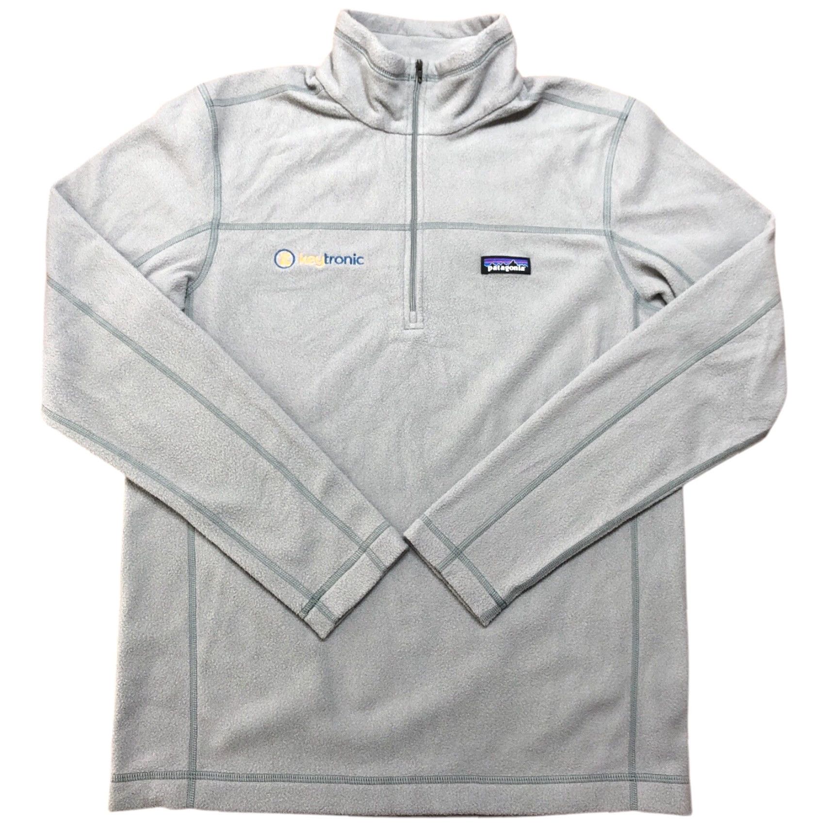 Patagonia Patagonia Fleece Pullover 1/4 Zip Mens Regular Medium Gray Lightweight Hiking Size US M / EU 48-50 / 2 - 2 Thumbnail