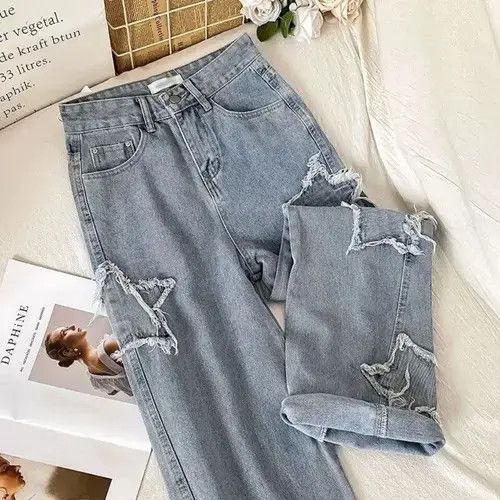 Japanese Brand Spring Autumn New High Waist Straight Leg Loose Fitting Size 27" / US 4 / IT 40 - 1 Thumbnail