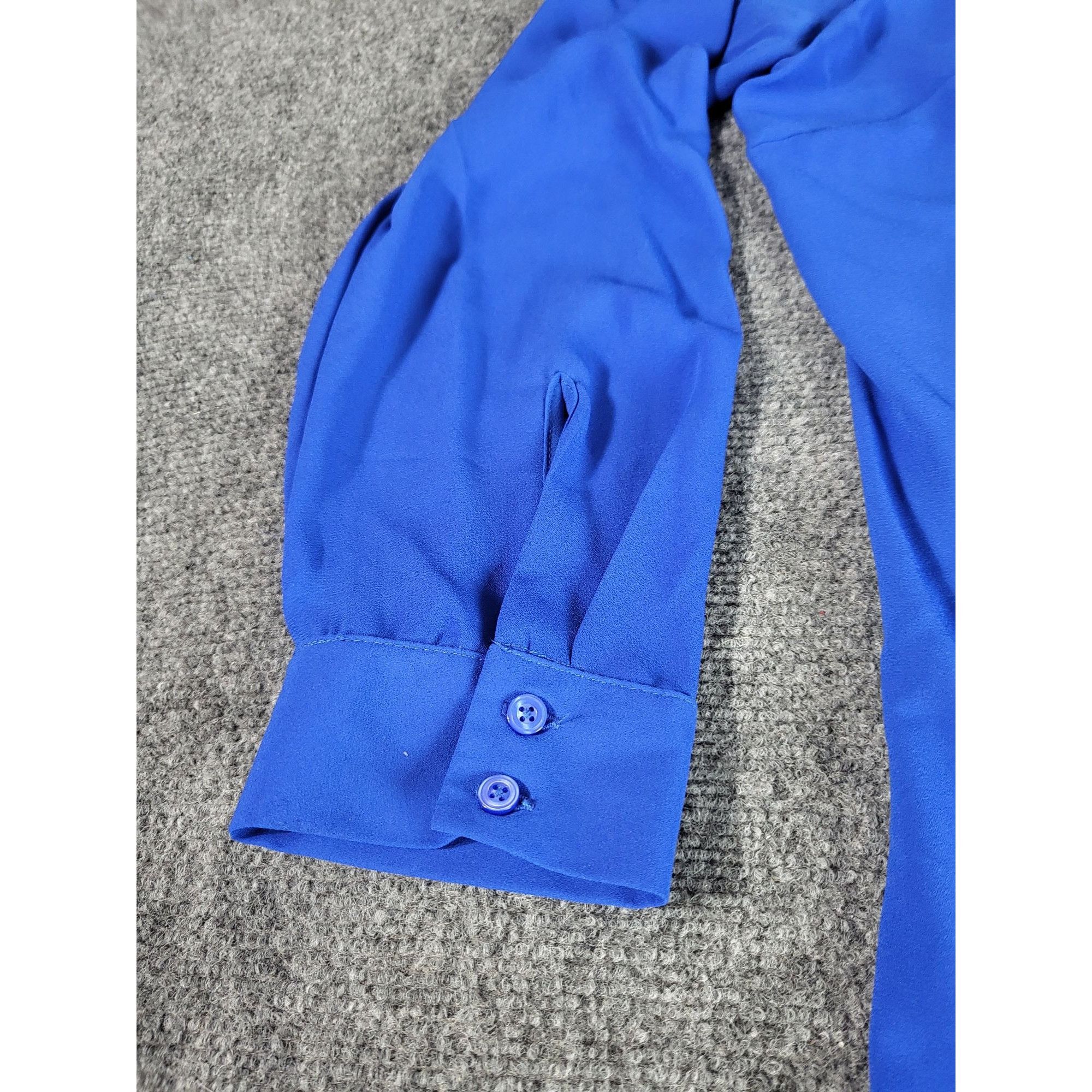 Other Lane Bryant Button Down Top Women Sz 14/16 Blue Vented Workw Size XXL / US 16-18 / IT 52-54 - 6 Thumbnail