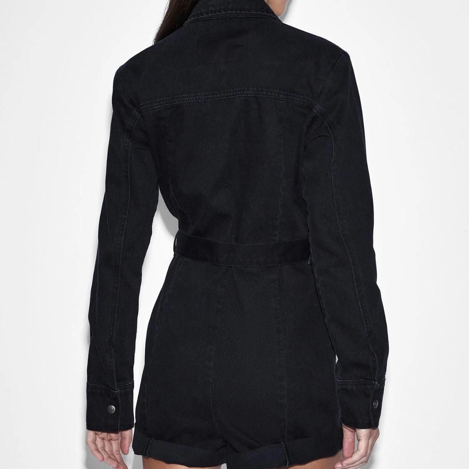 Ksubi new Ksubi dress playsuit overalls hazard top small s 8 black Size 28" / US 6 / IT 42 - 3 Thumbnail