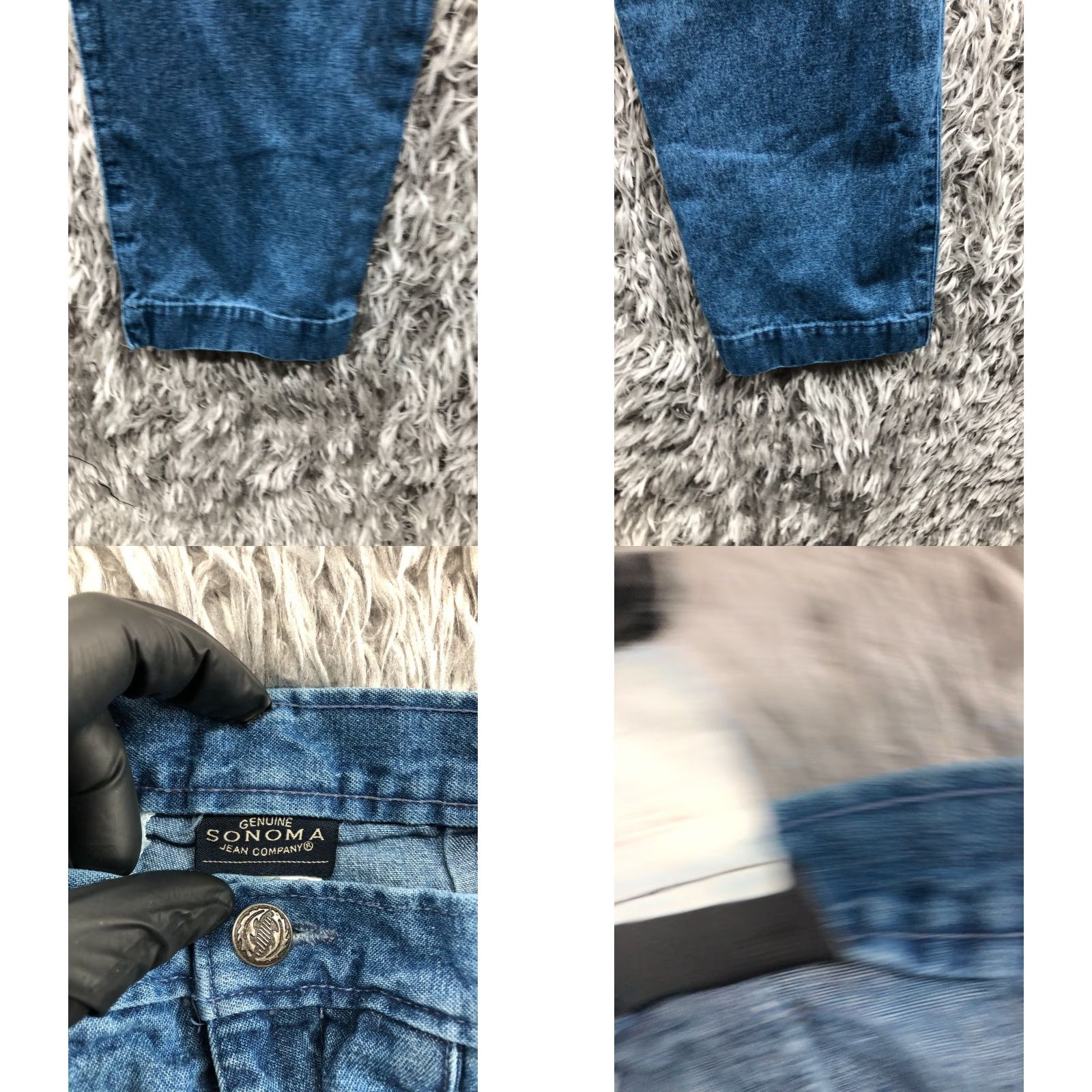 Vintage Sonoma Jeans Size 8 Womens Straight 5-Pocket Denim Medium Wash Blue High Rise Regular Fit Adult Womens Size 30" / US 8 / IT 44 - 8 Thumbnail