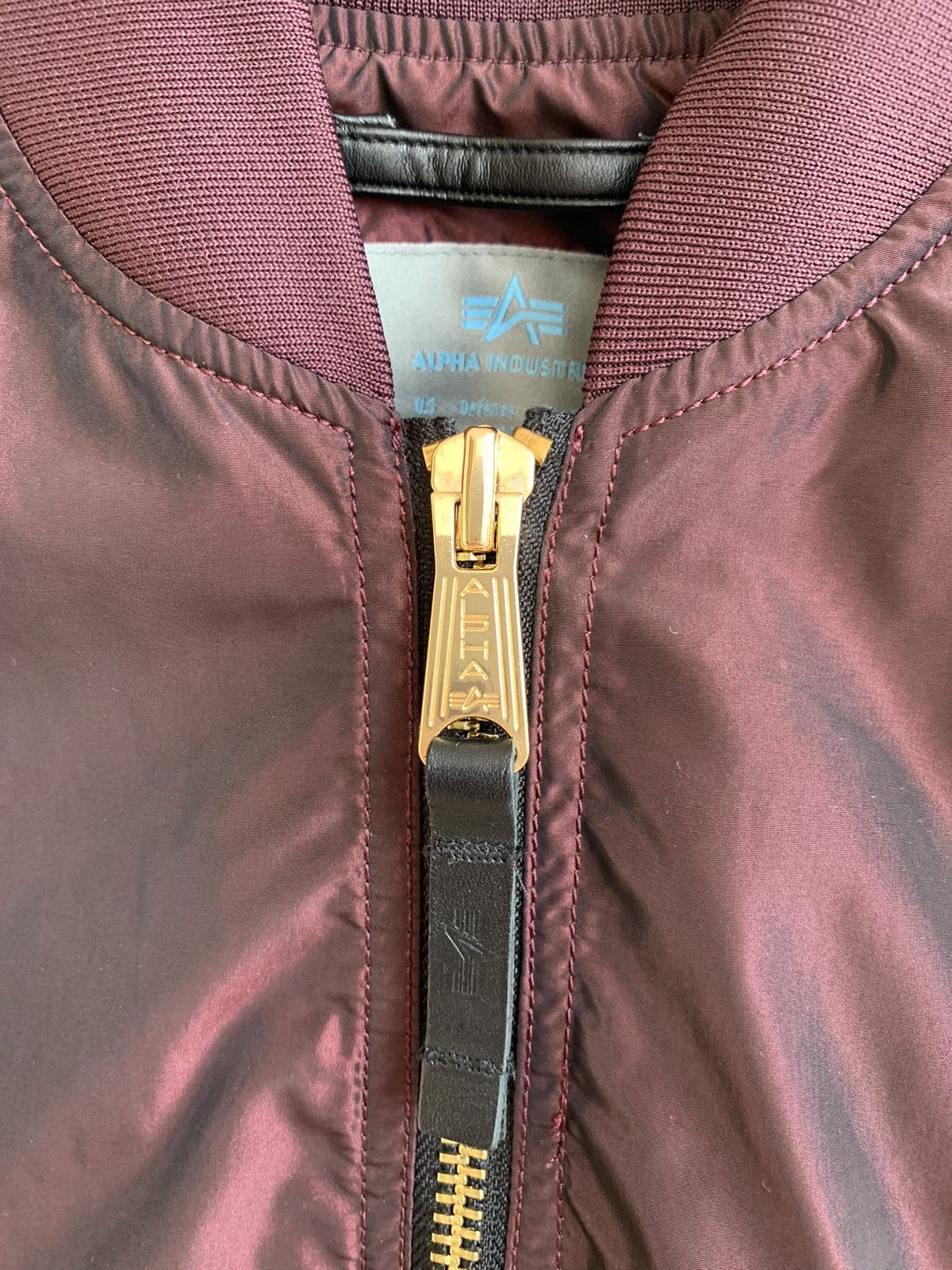 Alpha Industries Alpha Industries MA-1 Slim Fit VF PM Iridium Bomber Jacket Size XS / US 0-2 / IT 36-38 - 9 Thumbnail