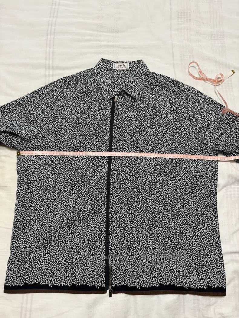 Hermes Hermes Shirt jacket with classic pattern, 100% cotton Size US S / EU 44-46 / 1 - 4 Thumbnail
