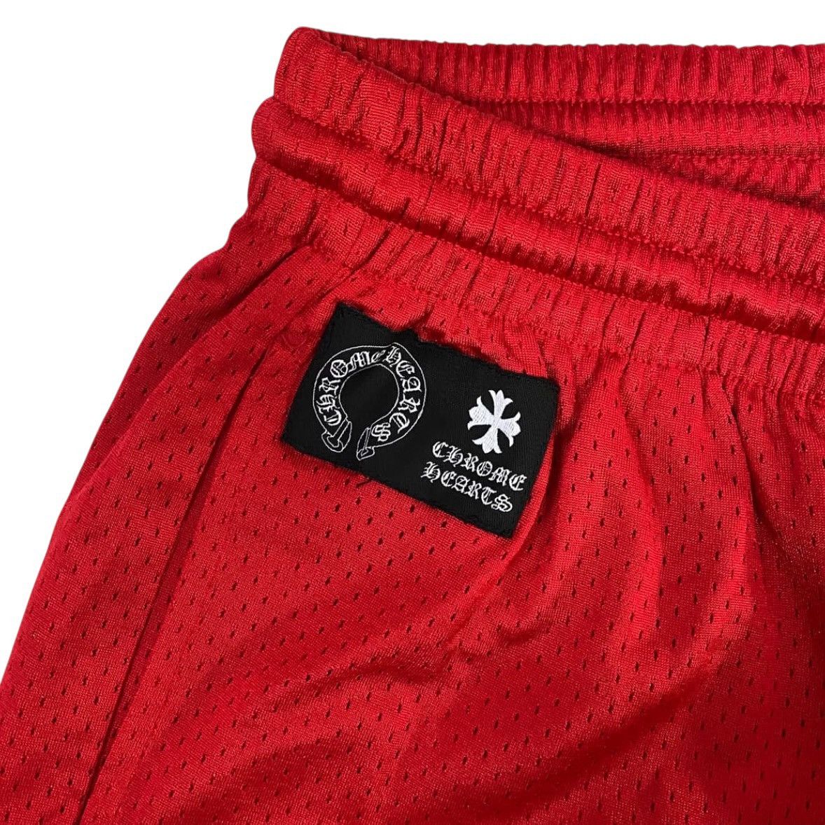 Chrome Hearts Mattyboy Mesh Shorts RED Size US 34 / EU 50 - 4 Thumbnail
