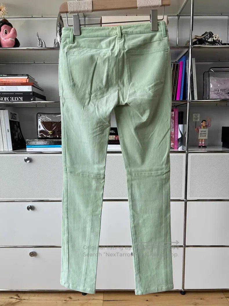 Chanel Chanel Green slim denim trousers Size 42" / US 20 - 3 Thumbnail