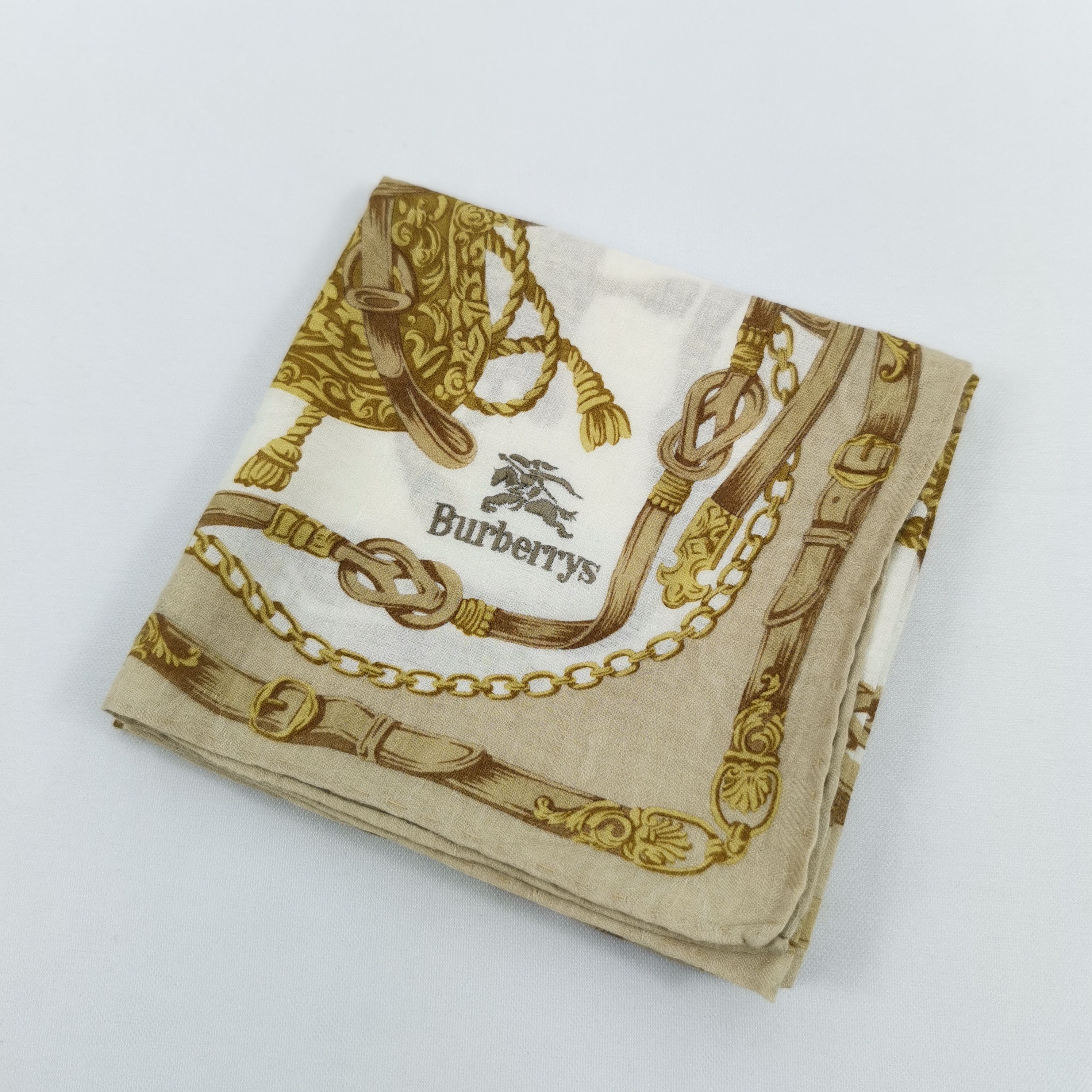 Burberry Vintage Burberry Handkerchief Neckerchief Bandana Size ONE SIZE - 3 Thumbnail