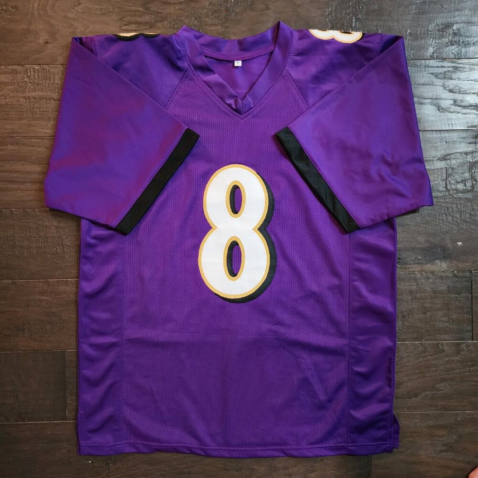 Other Lamar Jackson #8 purple jersey. Tackle twill. Size M Size US M / EU 48-50 / 2 - 4 Thumbnail