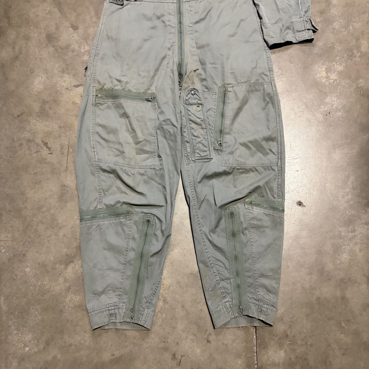 Vintage Vintage K2B Military Flight Suit Vietnam Repaired Crown 50s Size US 34 / EU 50 - 7 Thumbnail