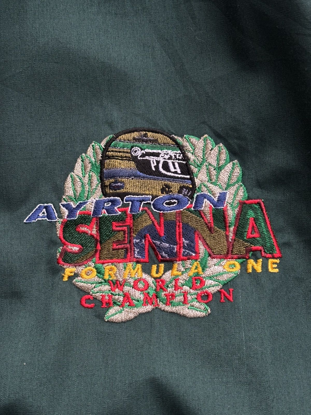 Formula 1 90s Aryton Sena- Formula 1 - Embroidered Bomber Jacket Size US M / EU 48-50 / 2 - 7 Thumbnail