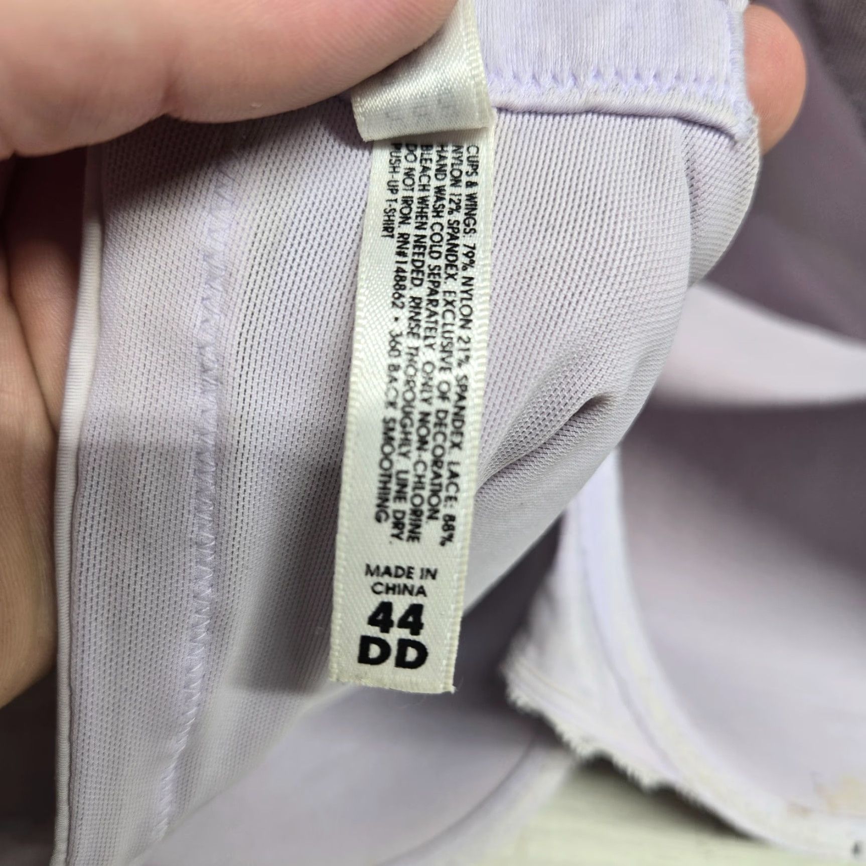 Torrid Torrid Balconette Bra Womens 44DD Light Purple Full Coverage Underwire Curve Size ONE SIZE - 6 Thumbnail