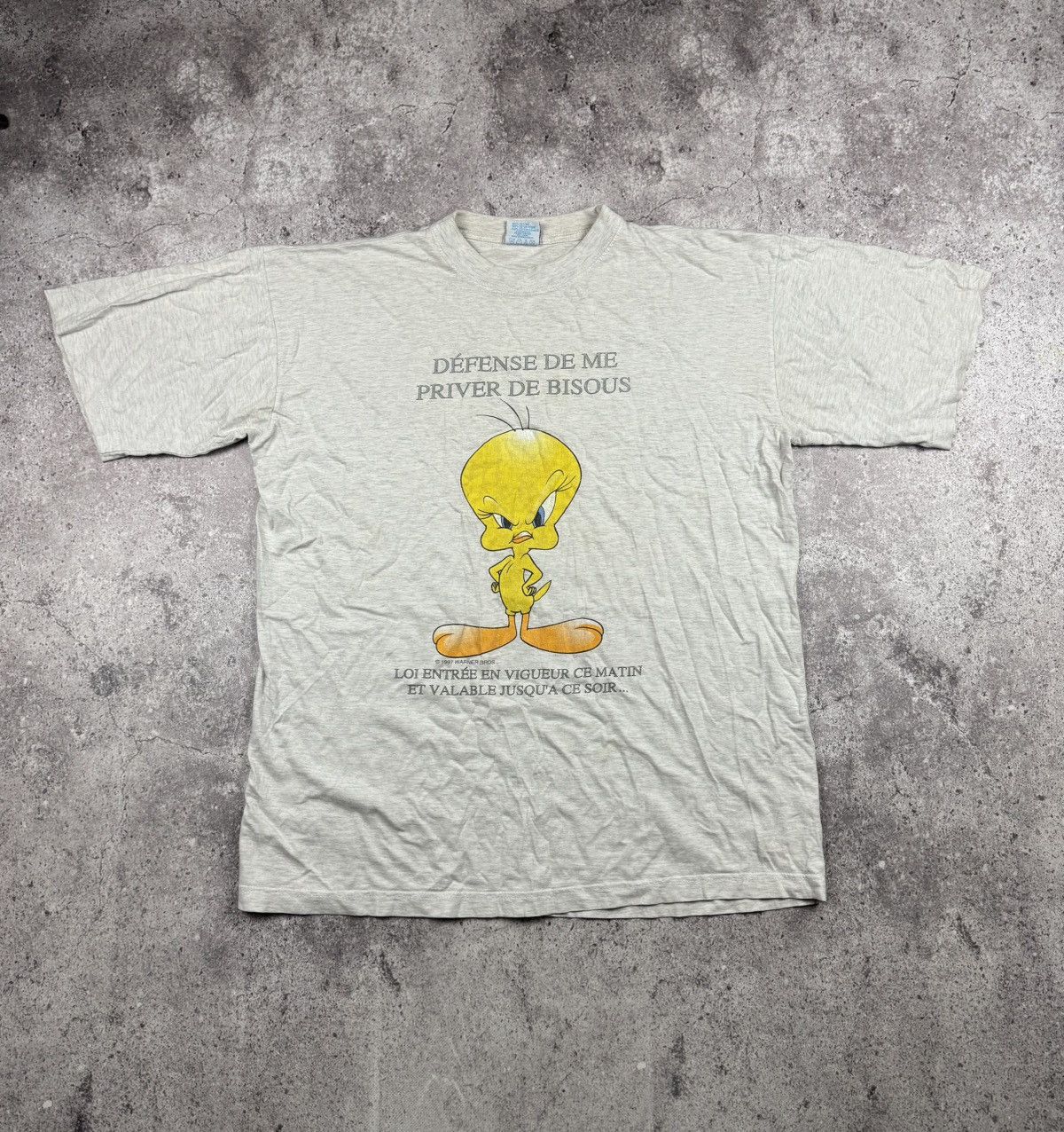 Warner Bros VINTAGE 1997 LOONEY TUNES TWEETY RARE WARNER BROS TEE Y2K Size US XL / EU 56 / 4 - 1 Thumbnail