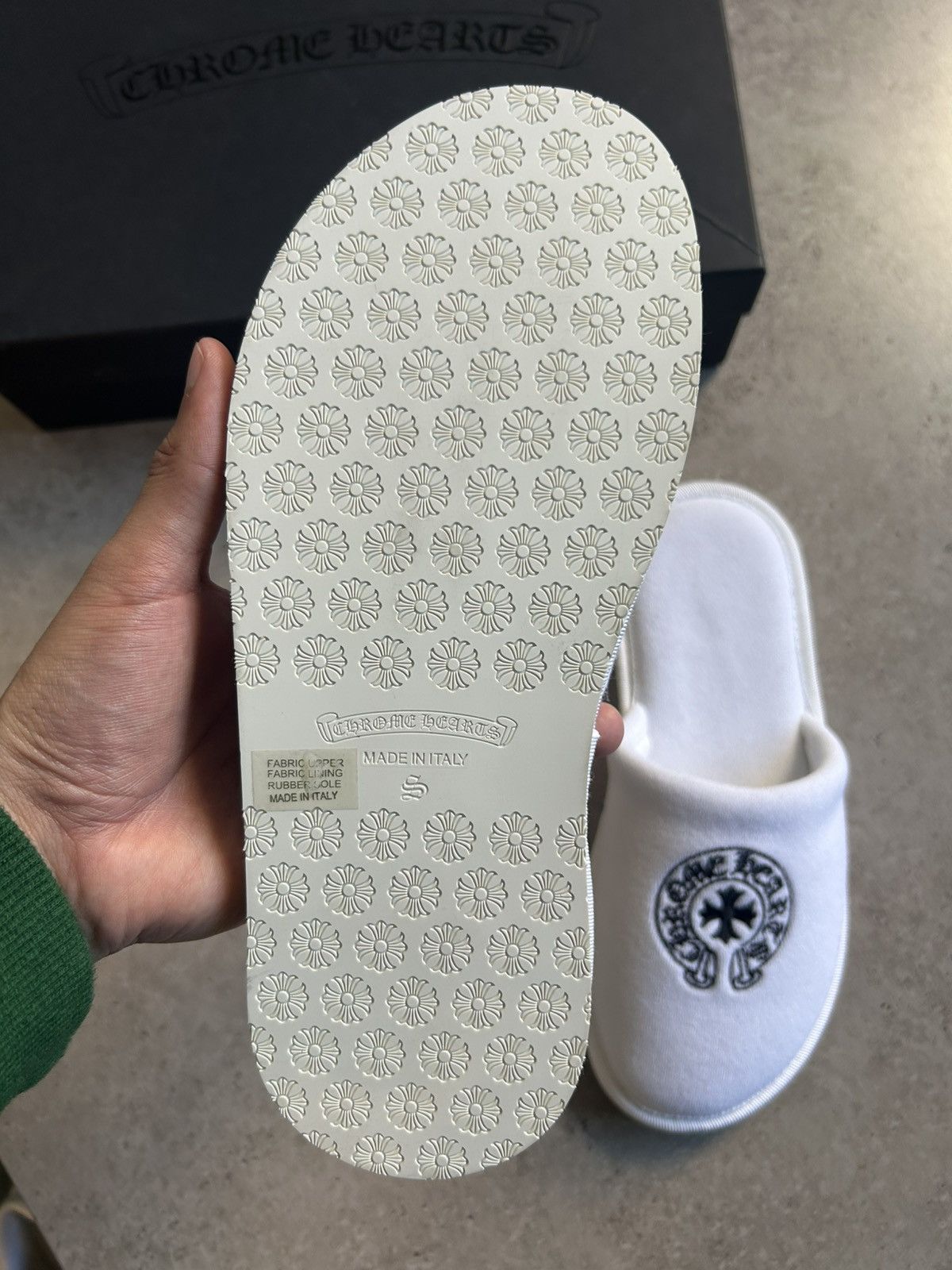 Chrome Hearts NEW CHROME HEARTS HOTEL SLIPPER Size US 7 / EU 40 - 3 Thumbnail