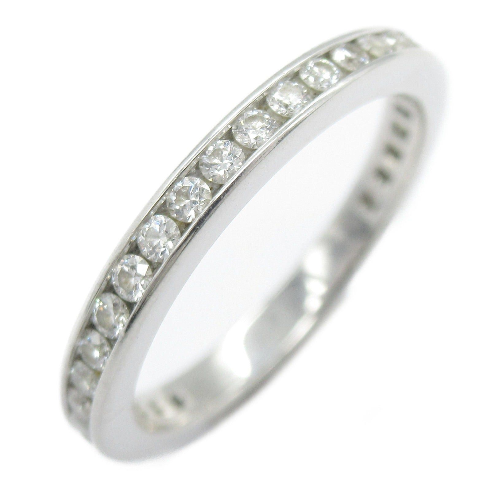 Tiffany & Co. Tiffany Co Channel Settings Full Eternity Diamond Ring Pt950 Platinum Clear Size ONE SIZE - 1 Thumbnail