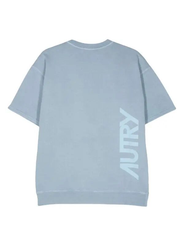 AUTRY o1y0526 Logo T-Shirt in Blue Size US M / EU 48-50 / 2 - 2 Thumbnail