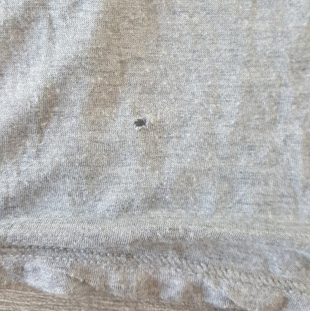 Designer Grey Solid Melville Short Sleeve Size ONE SIZE - 3 Thumbnail