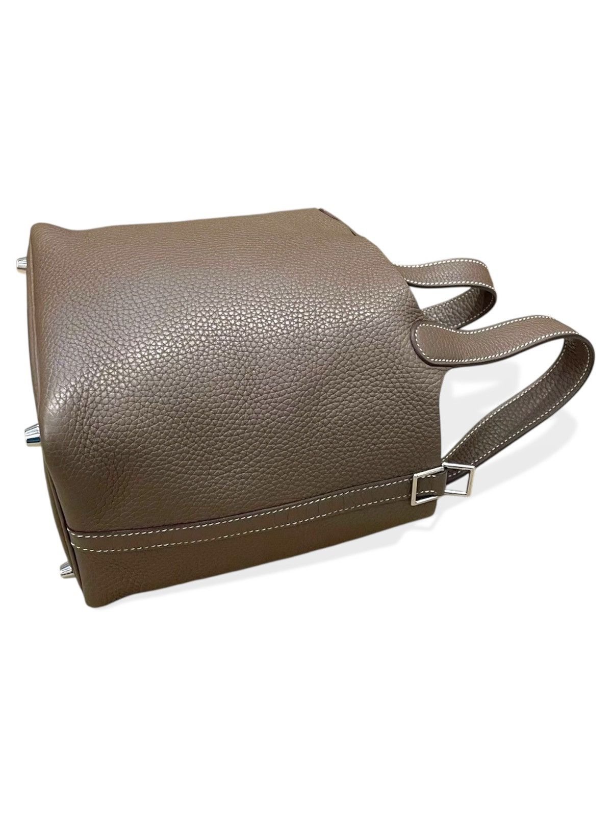 Hermes Hermes 2022 Picotin Lock 22 Bucket Handbag in Etoup Size ONE SIZE - 7 Thumbnail
